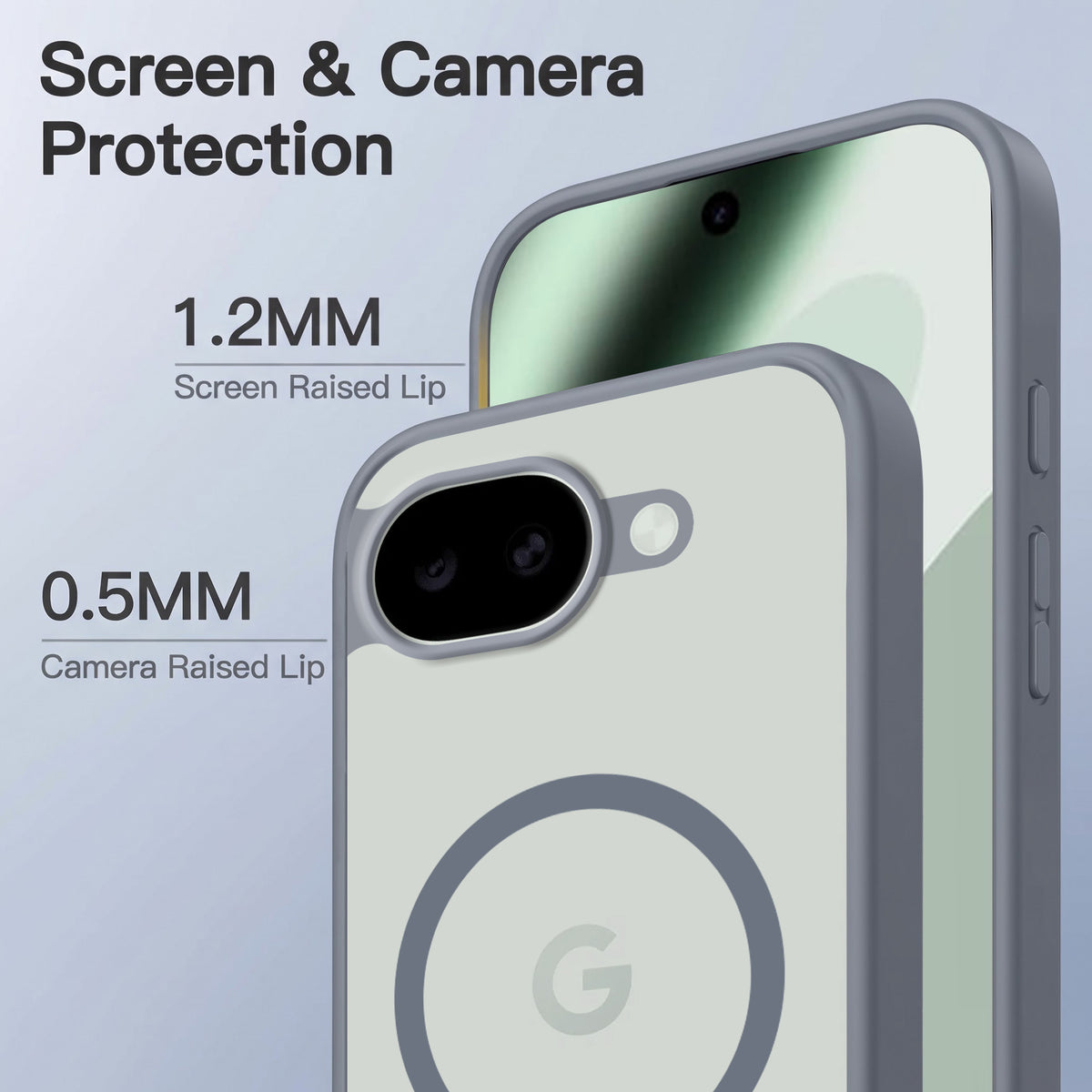 For Google Pixel 10a Matte Finish Back Case Cover (MagSafe Compatible | Translucent Soft Touch | Slim and Unbreakable)