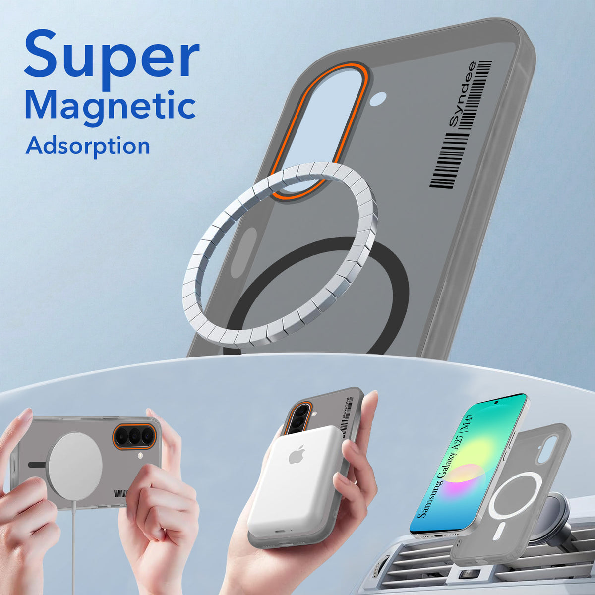 For Samsung Galaxy A27 5G | Samsung M47 5G Back Cover Case (Soft Touch | Camera Bump Protection | MagSafe Compatible | Matte Finish)