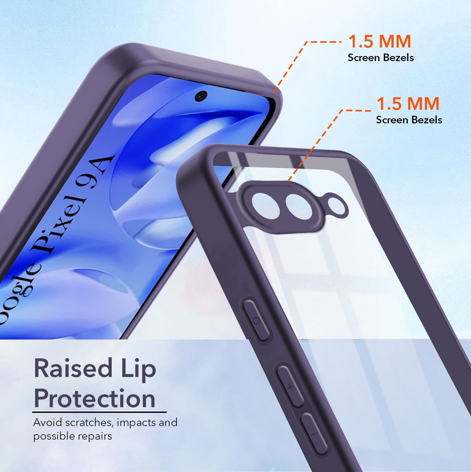 For Google Pixel 9A Back Cover Case (Lifetime Anti Yellow | Anti Scratch | Crystal Clear Shockproof)