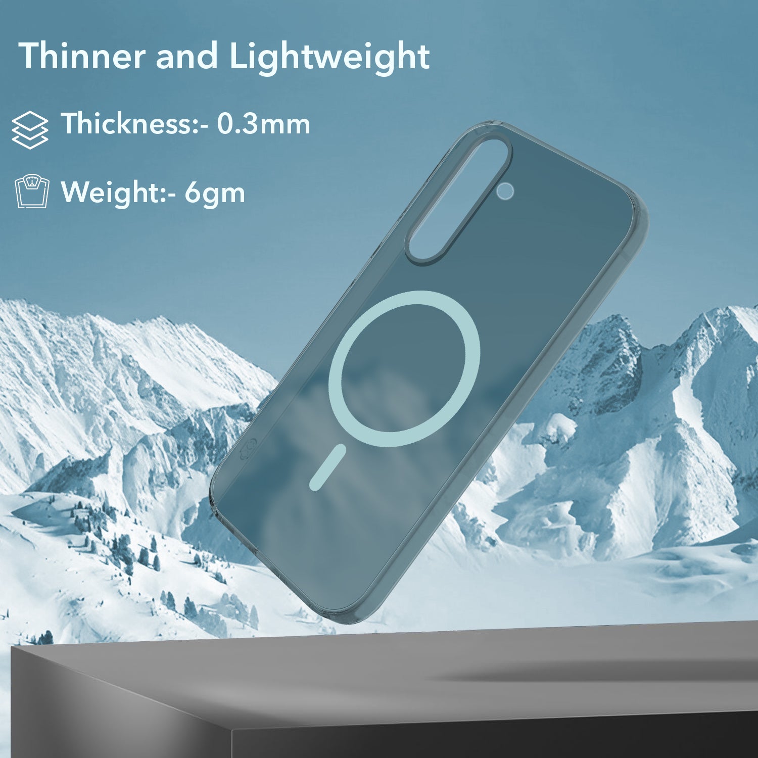 For Samsung Galaxy S23 FE 5G Back Cover Case (Frosted Matte Feel | MagSafe Compatible Wireless Charging | Polycarbonate Material)