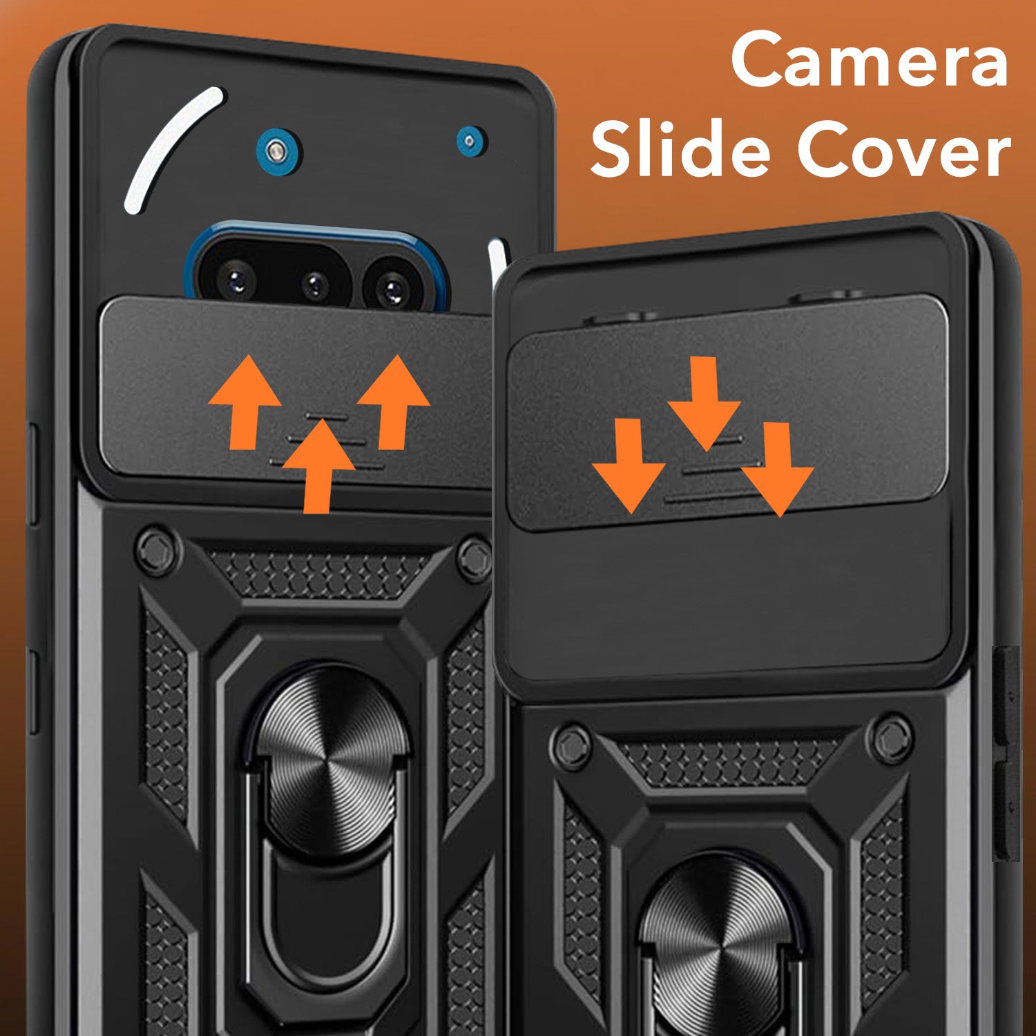 For Nothing Phone 3A 5G Back Cover Case (Hybrid Dual Armor Polycarbonate)