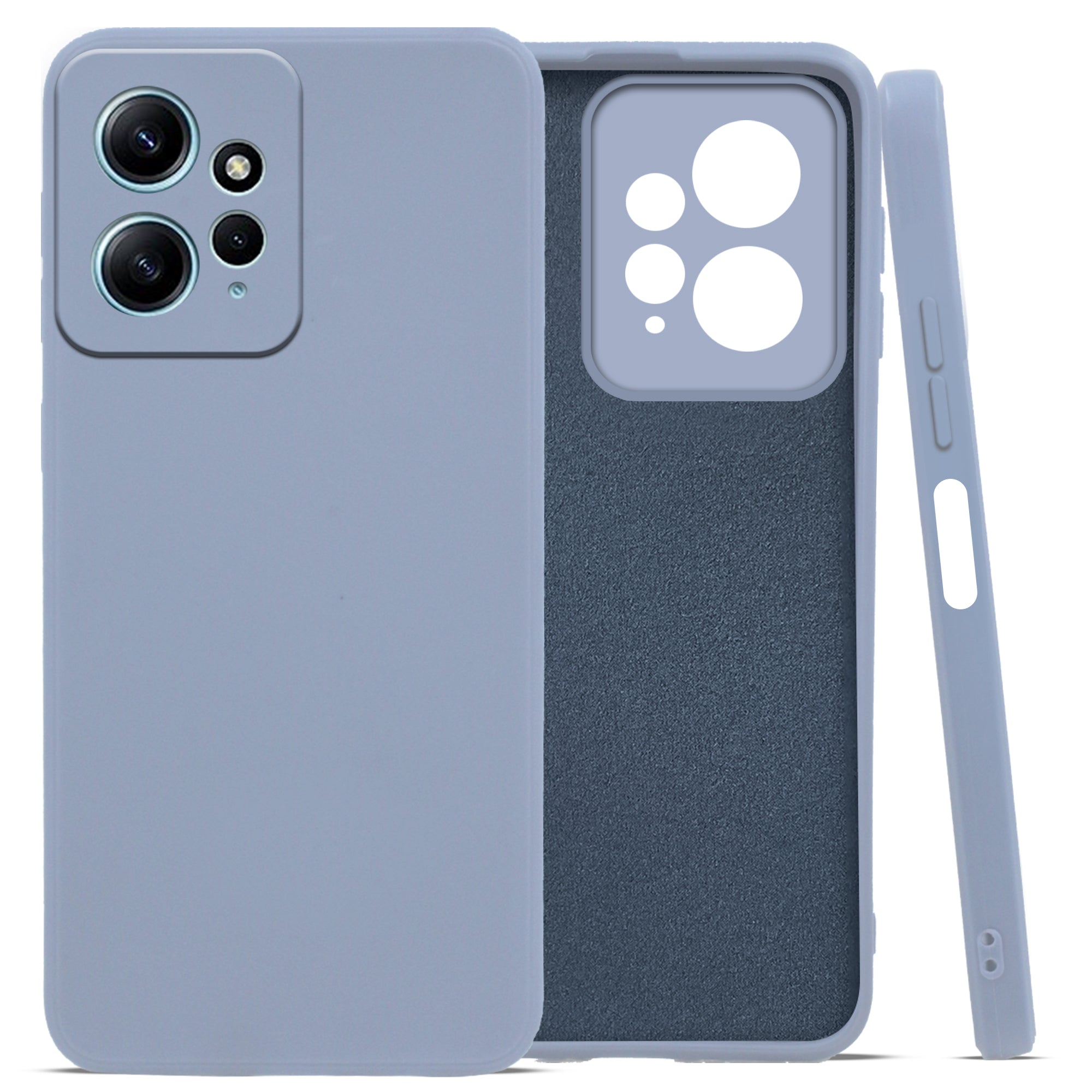Custodia COMAKU Colorata Per Xiaomi Redmi Note 12 5G – Cover Traslucida In TPU Con Paraurti Antiurto E Foro Per Cordino – Rosa Mauve - 3