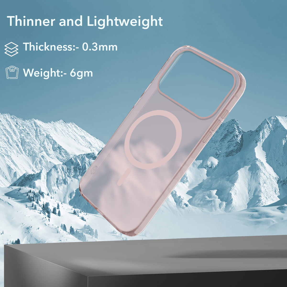 For iPhone 17 Pro | iPhone 18 Pro Back Cover Case (Frosted Matte Feel | MagSafe Compatible Wireless Charging)