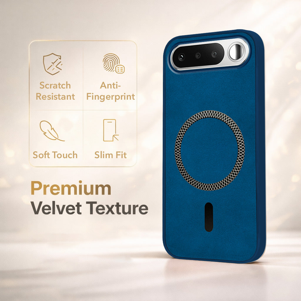 For Realme 16 Back Cover Case Leather Finish (MagSafe Compatible Wireless Charging | Soft Touch | Camera Bump Protection)
