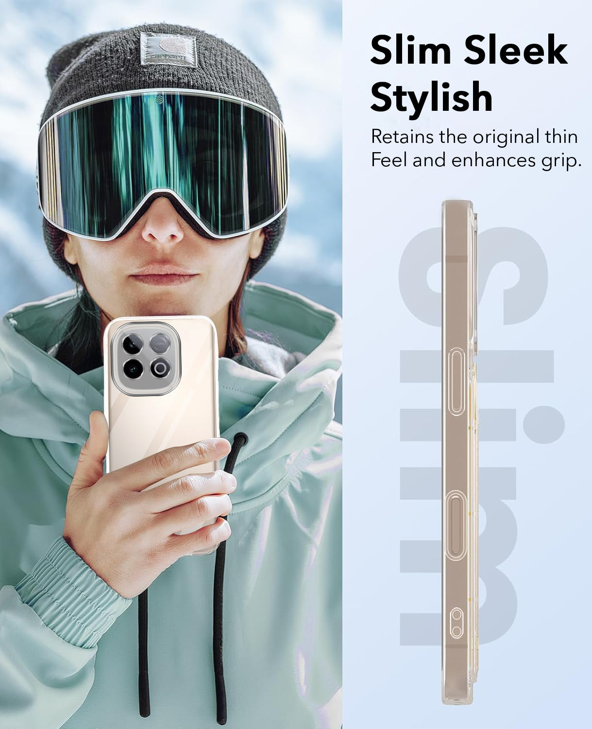 For Vivo iQOO Neo 10 Back Cover Case Lifetime Anti-Yellow Clear (Sleek Hard Crystal | Shockproof and Camera Protection