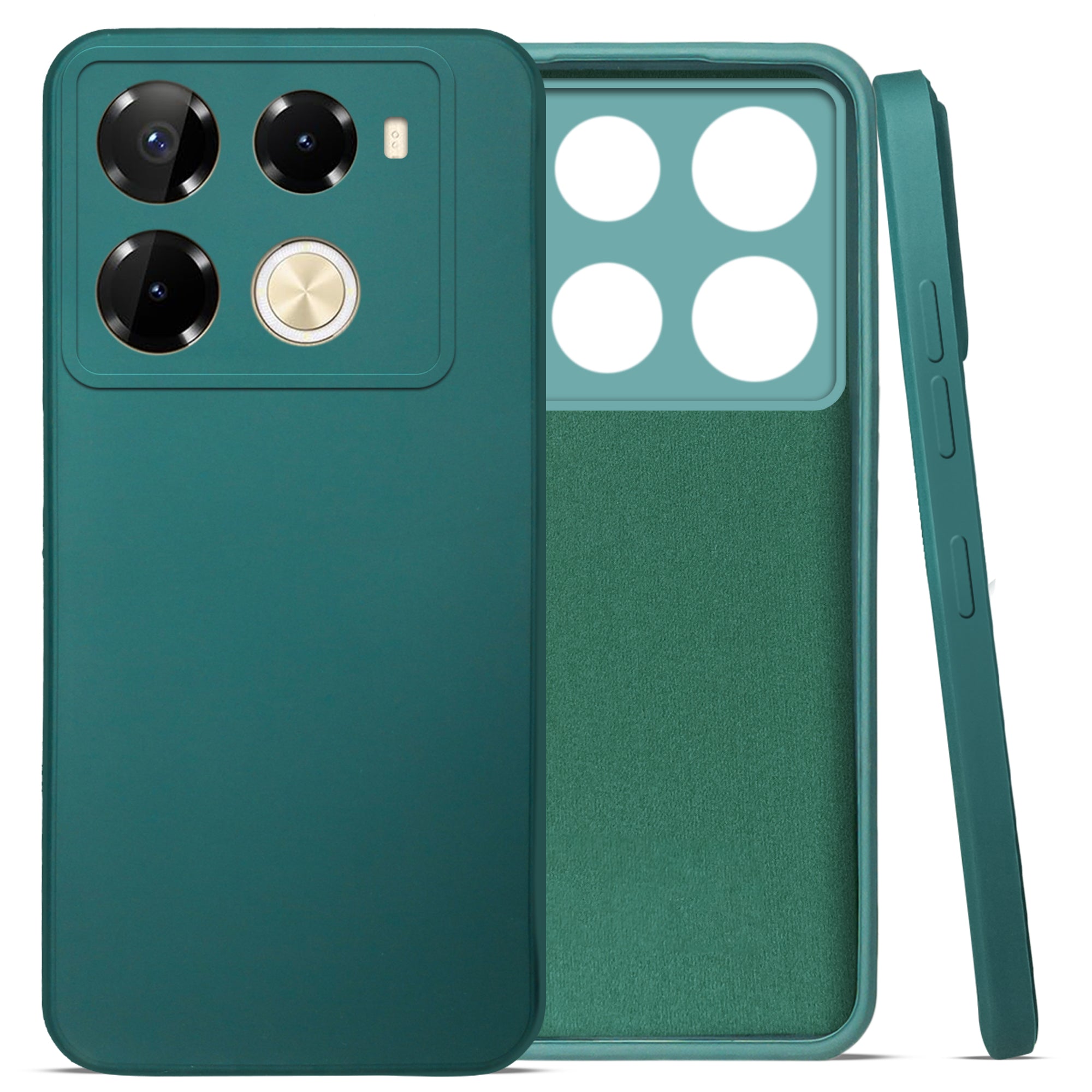 For Infinix Note 40 Pro 4G | Infinix Note 40 Pro Plus Back Cover ( Silicone Clear Shockproof Case with Camera Protection | Soft and Flexible | Transparent)