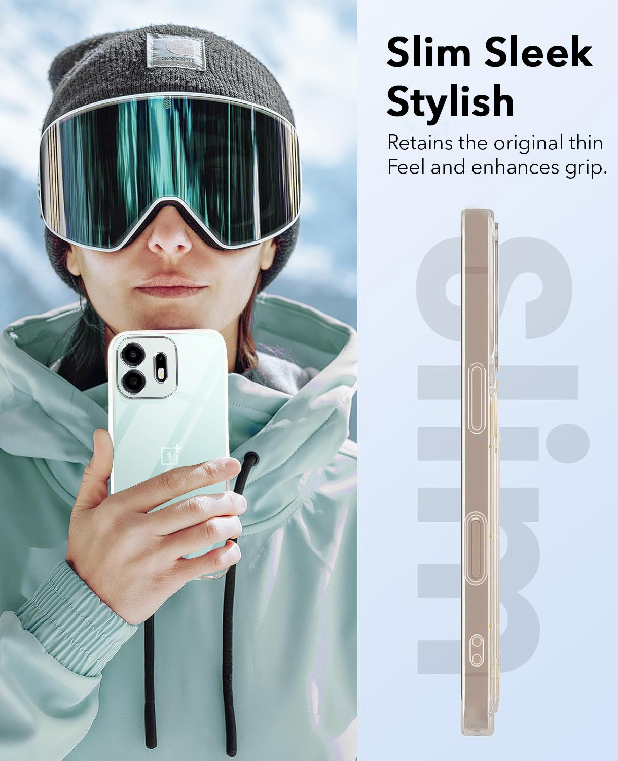 For OnePlus N6 Back Cover Case Lifetime Anti-Yellow Clear (Sleek Hard Crystal | Shockproof and Camera Protection)