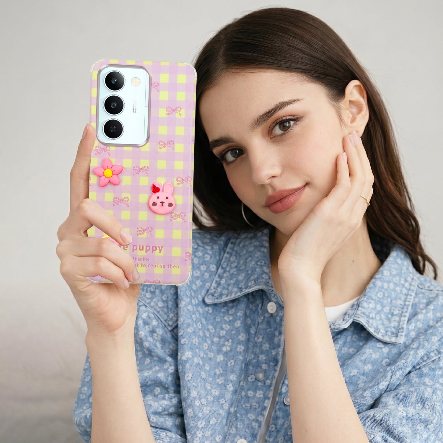 For Realme P4 Lite 5G | Realme Narzo 100 Lite 5G Back Cover Case (3D Cute Cartoons | Hard Back Side Soft | Matte Premium Finish | HD Printing)