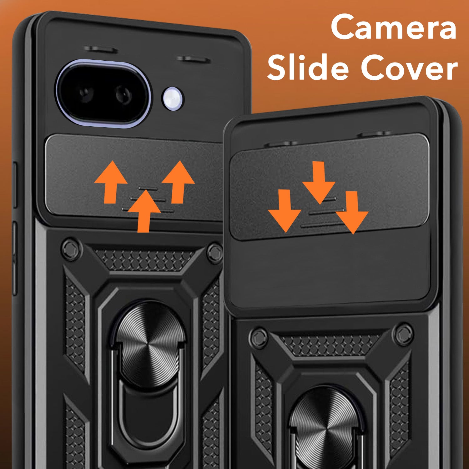 For Google Pixel 9A Back Cover Case (Hybrid Dual Armor Polycarbonate)