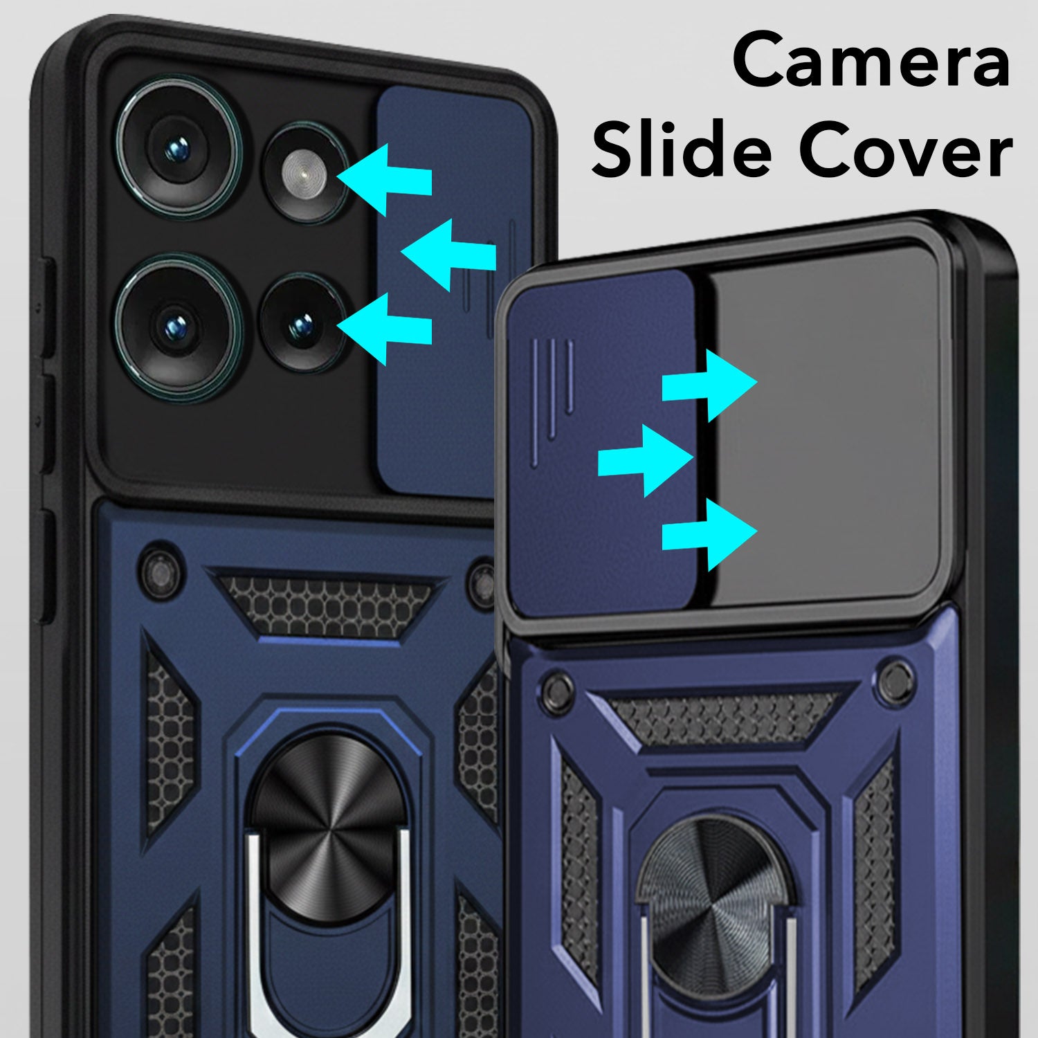For Motorola Moto Edge 50 Back Cover Case   (Hybrid Dual Armor Polycarbonate)
