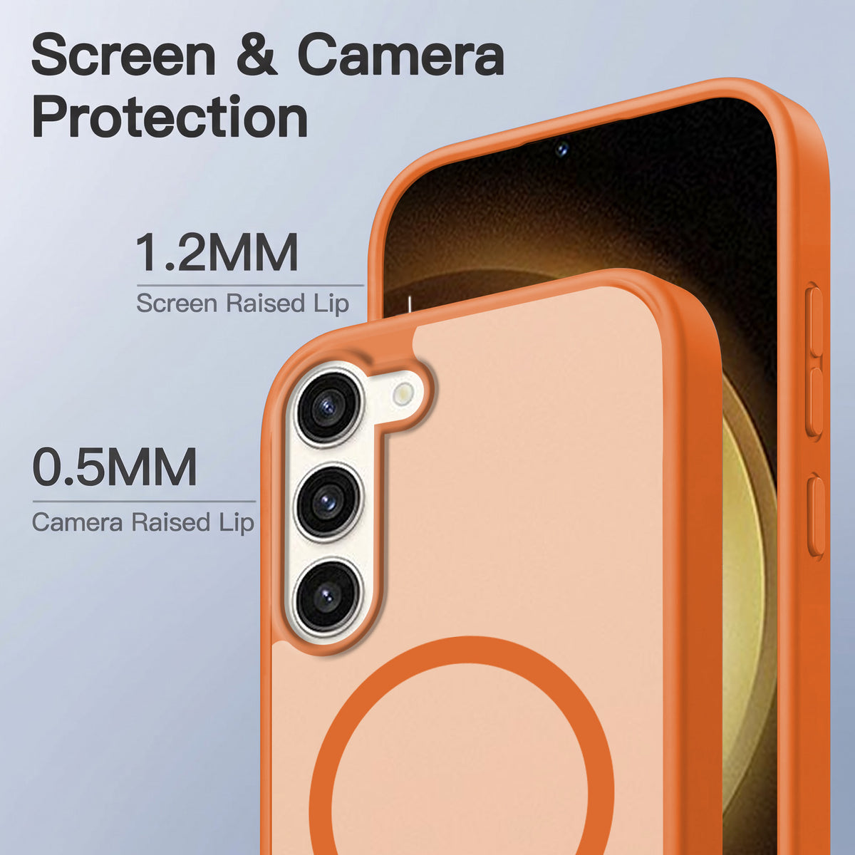 For Samsung Galaxy S23 Plus Matte Finish Back Case Cover (MagSafe Compatible | Translucent Soft Touch | Slim and Unbreakable)