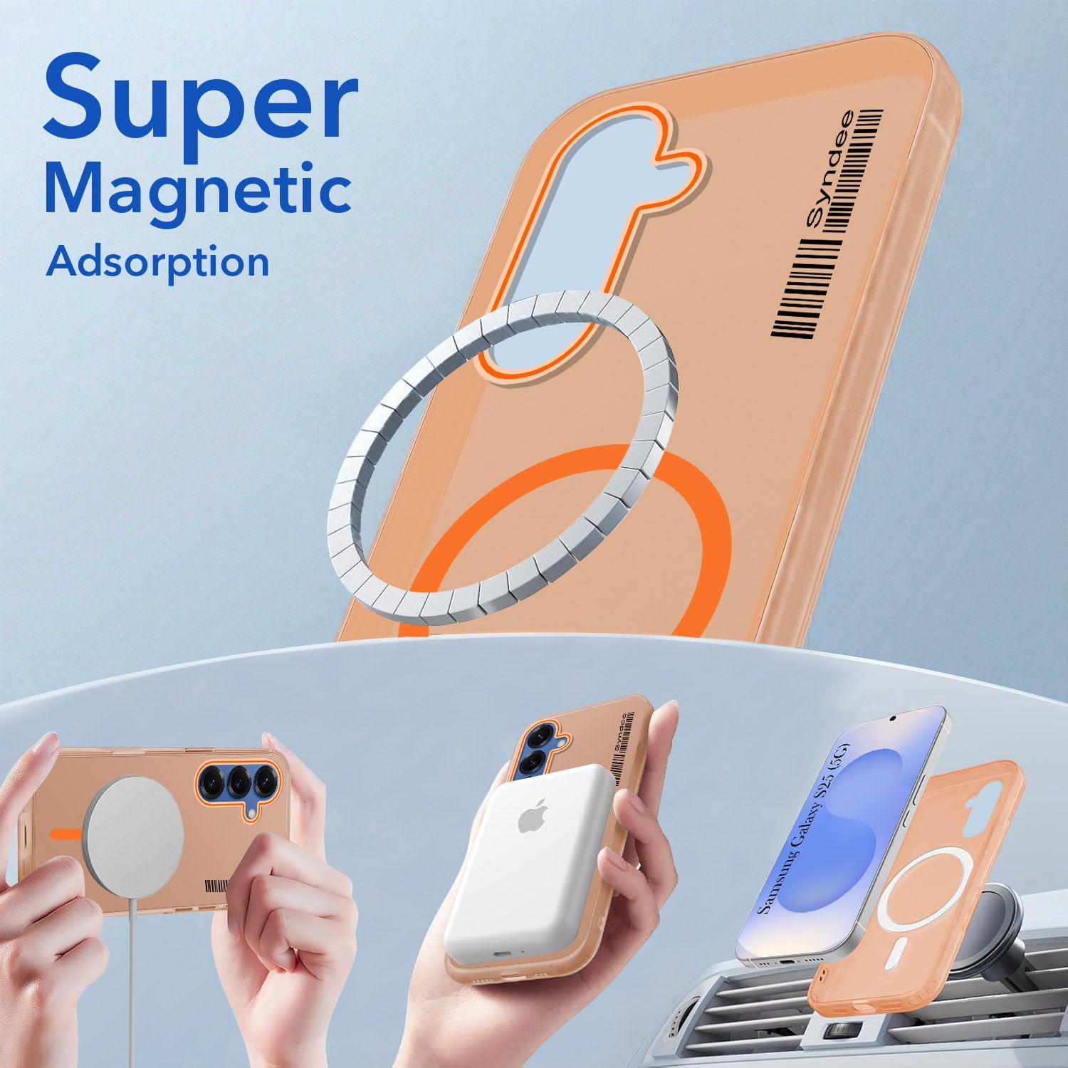 For Samsung Galaxy S25 Back Cover Case (Soft Touch | Camera Bump Protection | MagSafe Compatible | Matte Finish)