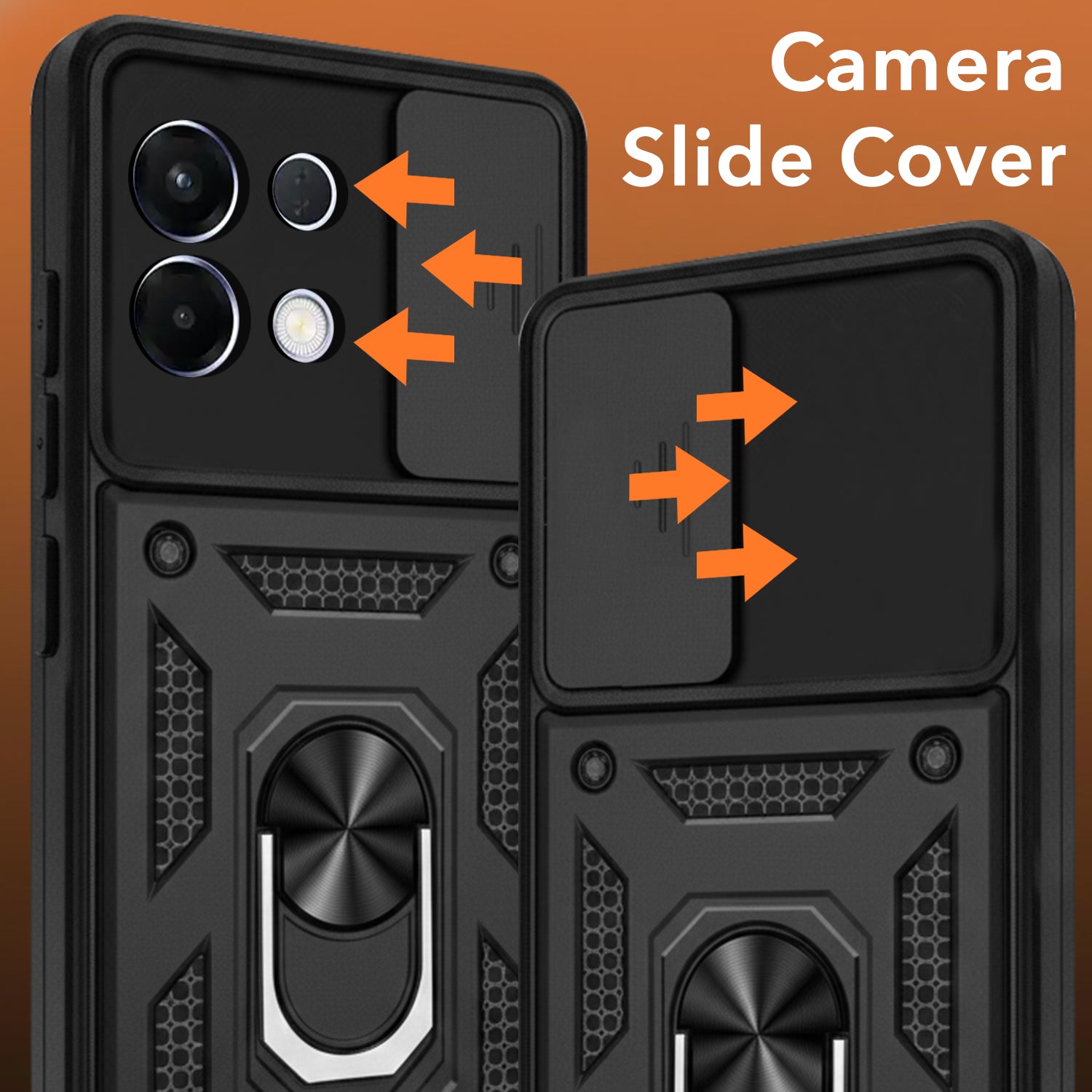 For Oppo K13 Back Cover Case (Hybrid Dual Armor Polycarbonate)