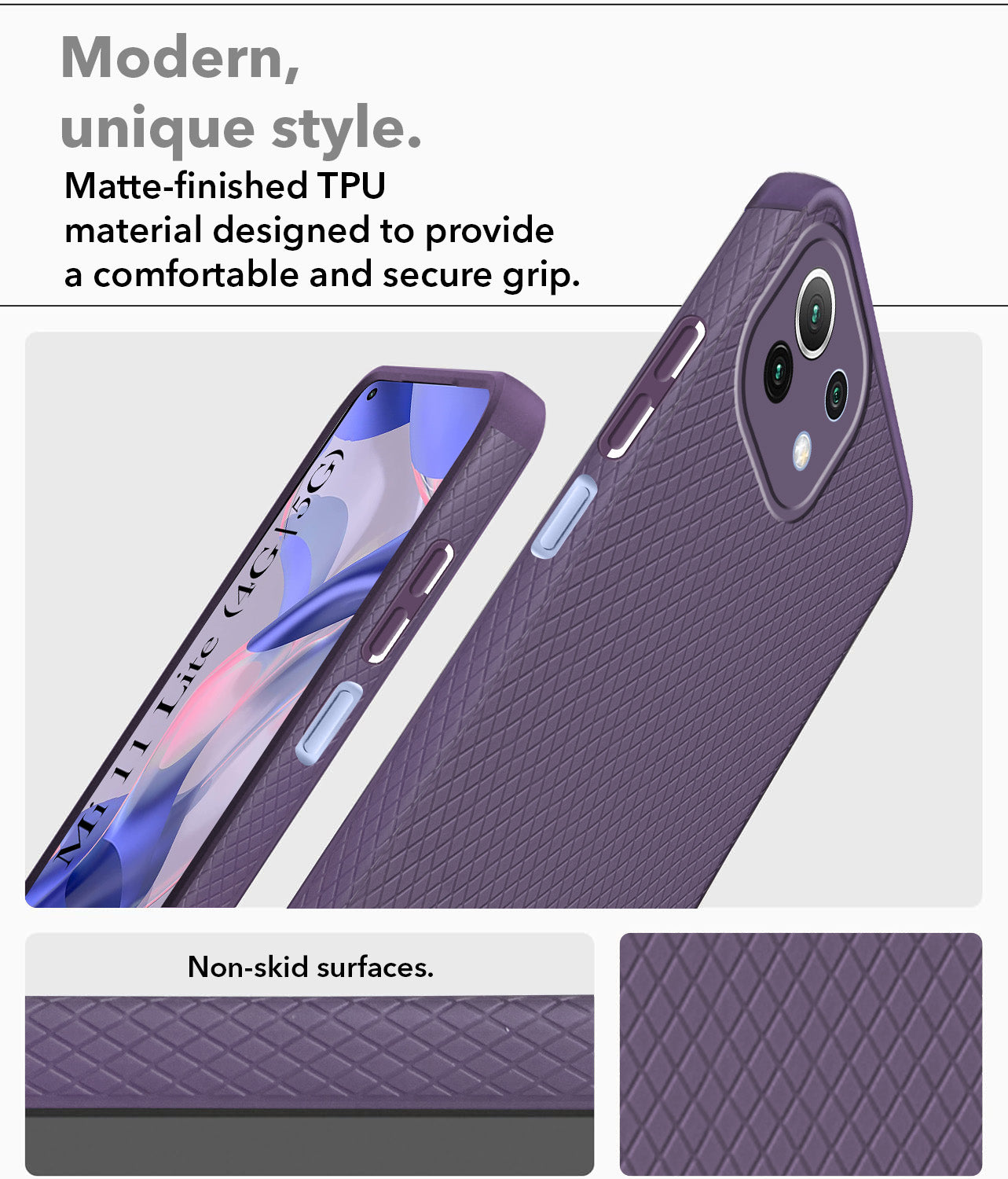 For Xiaomi Mi 11 Lite 4G | 11 Lite 5G Back Cover ( Silicone Clear Shockproof Case with Camera Protection | Soft and Flexible | Transparent)