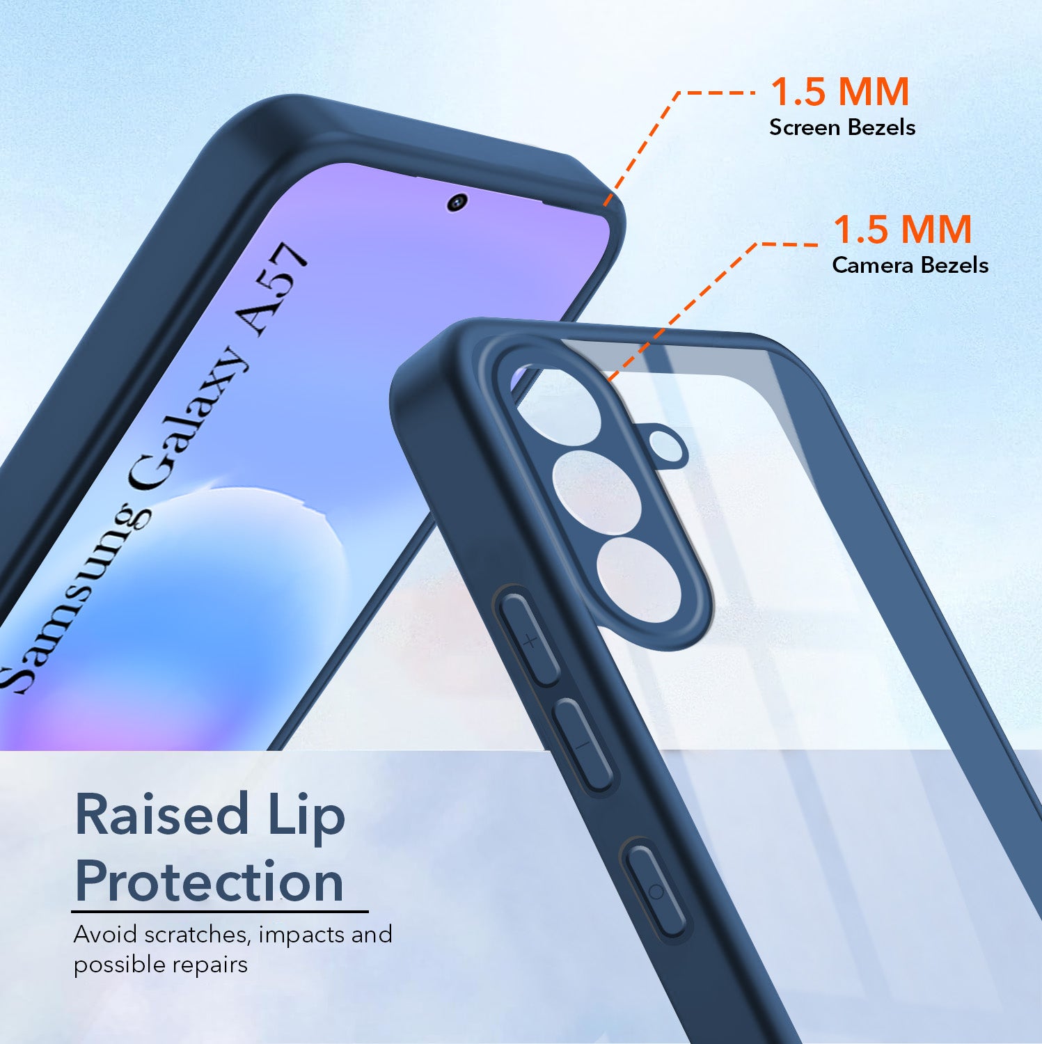 For Samsung Galaxy A57 5G Back Cover Case Ultra-Hybrid (Lifetime Anti Yellow | Anti Scratch | Crystal Clear Shockproof)