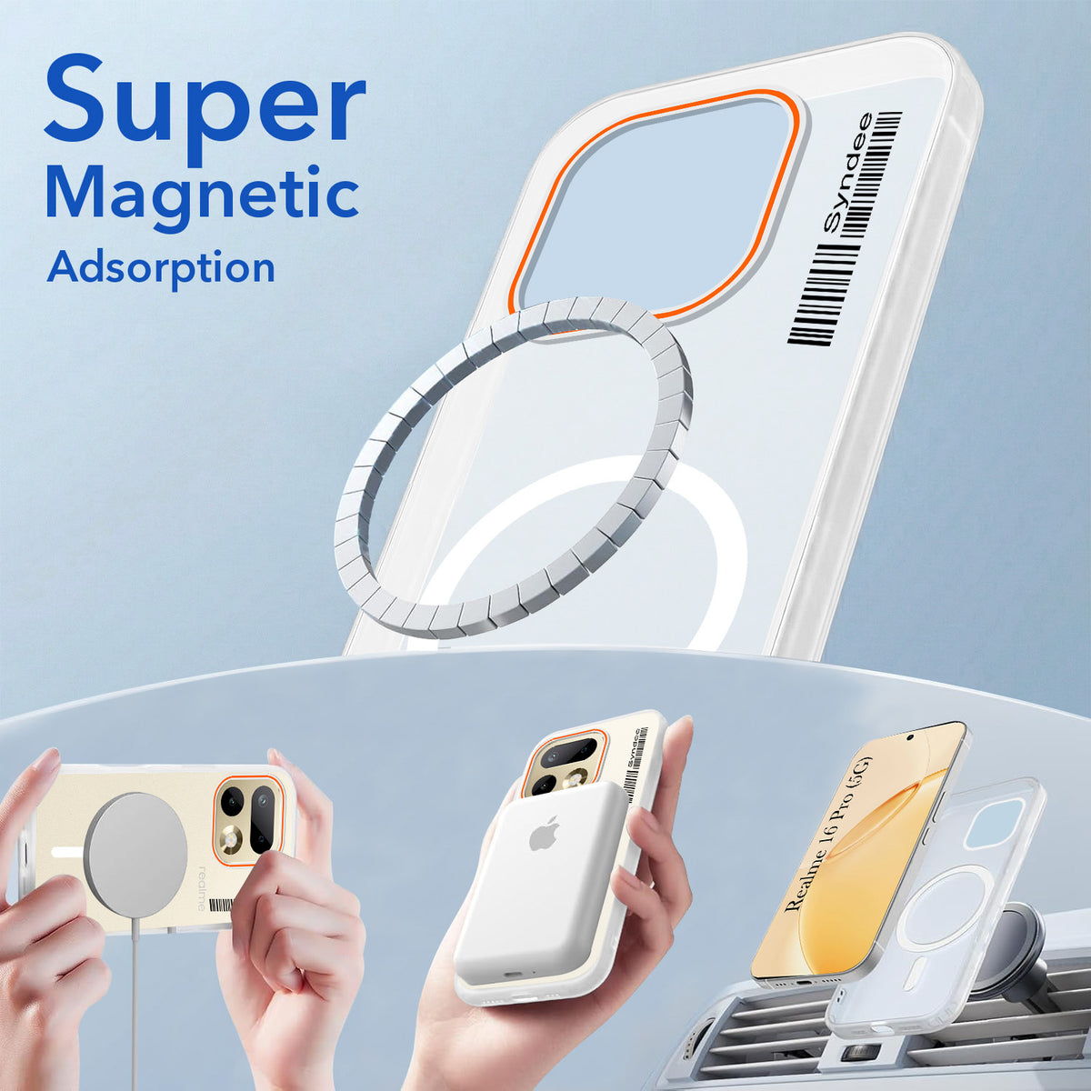 For Realme 16 Pro Back Cover Case (Soft Touch | Camera Bump Protection | MagSafe Compatible | Matte Finish)