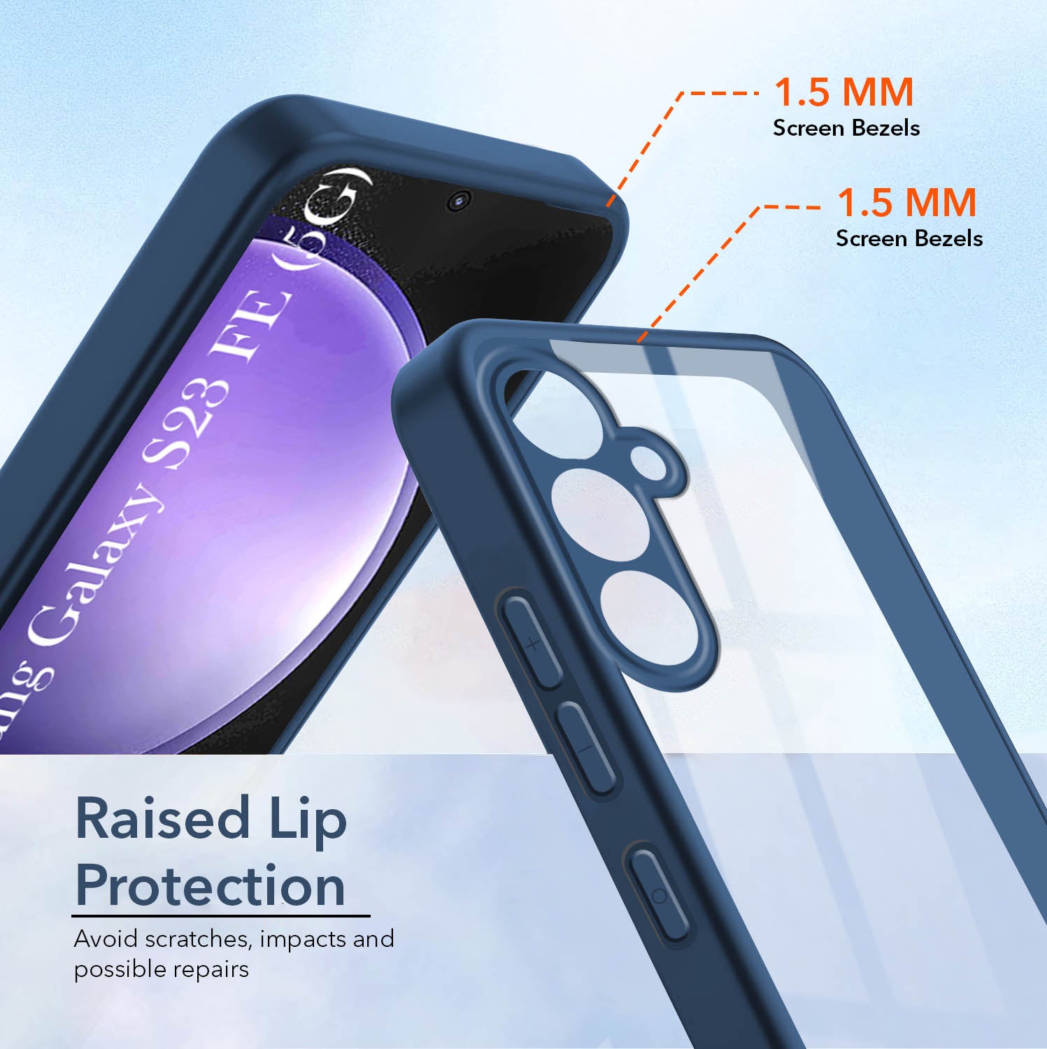 For Samsung Galaxy S23 FE 5G Back Cover Case (Lifetime Anti Yellow | Anti Scratch | Crystal Clear Shockproof)