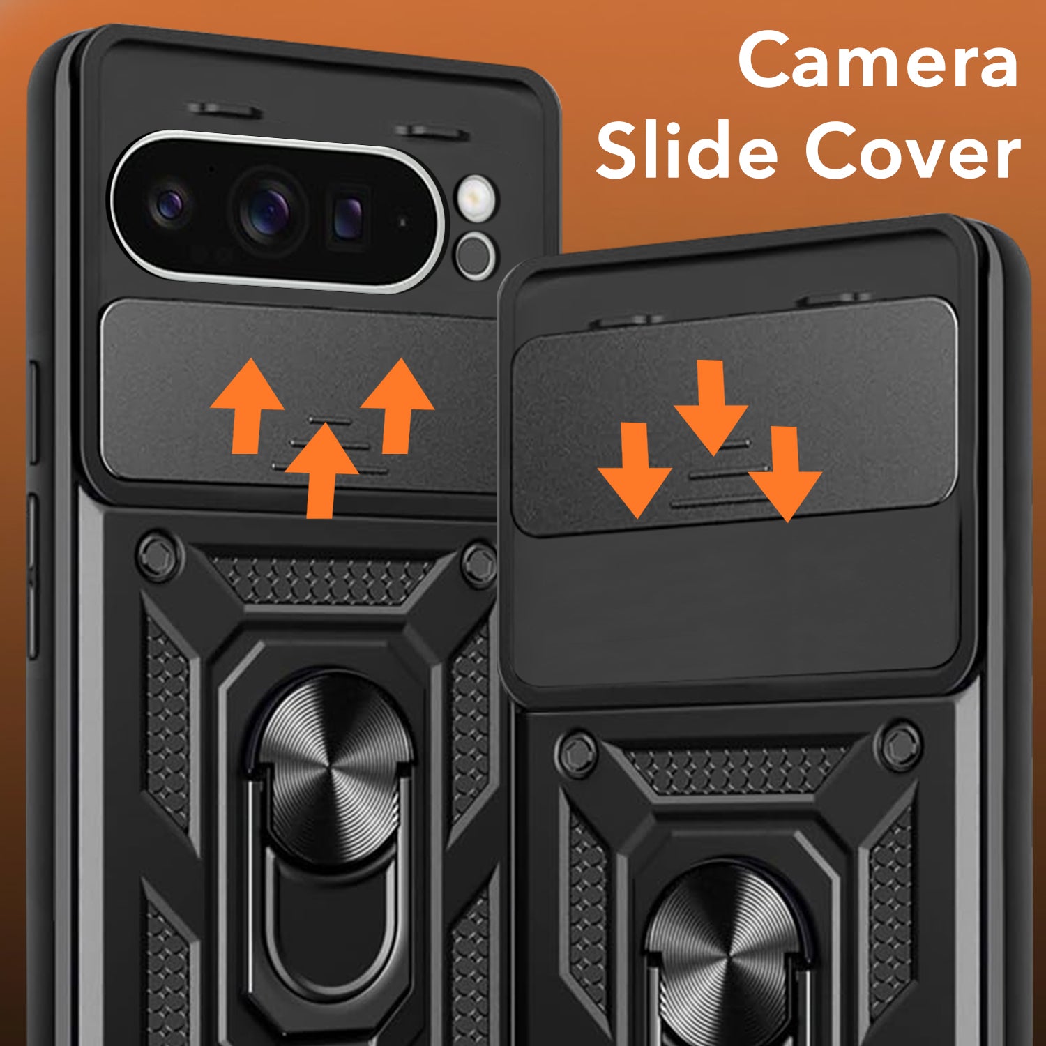 For Google Pixel 9 Pro XL Back Cover Case (Hybrid Dual Armor Polycarbonate)
