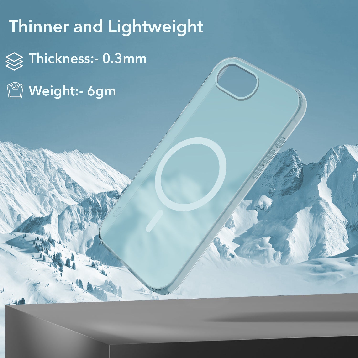 For iPhone 16e | iPhone 17e Back Cover Case (Frosted Matte Feel | MagSafe Compatible Wireless Charging | Polycarbonate Material)