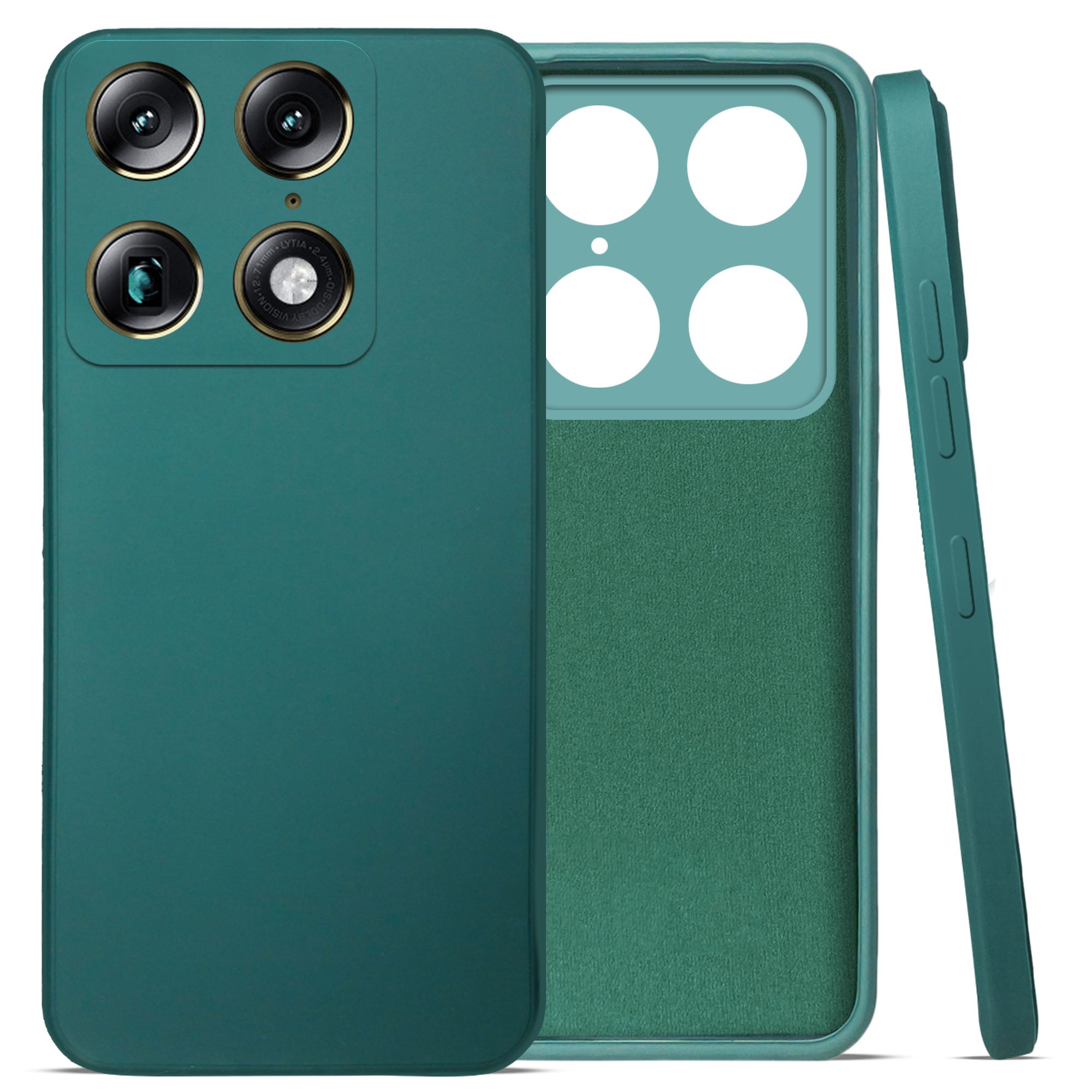 For Motorola Moto Signature 5G Back Cover Case (Matte Finish Silicone with Inside Fiber cloth)