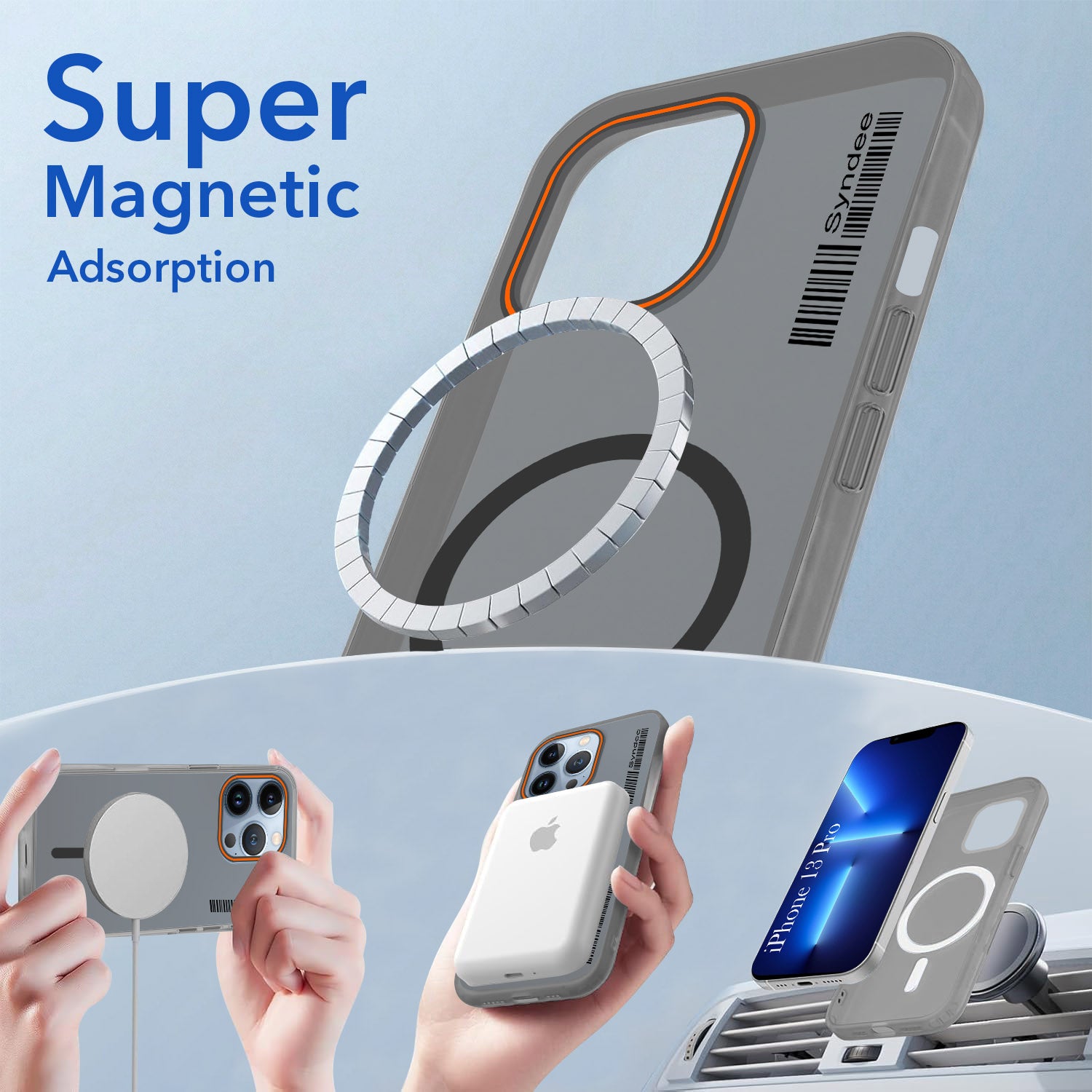 For Apple iPhone 13 Pro Back Cover Case (Soft Touch | Camera Bump Protection | MagSafe Compatible | Matte Finish)