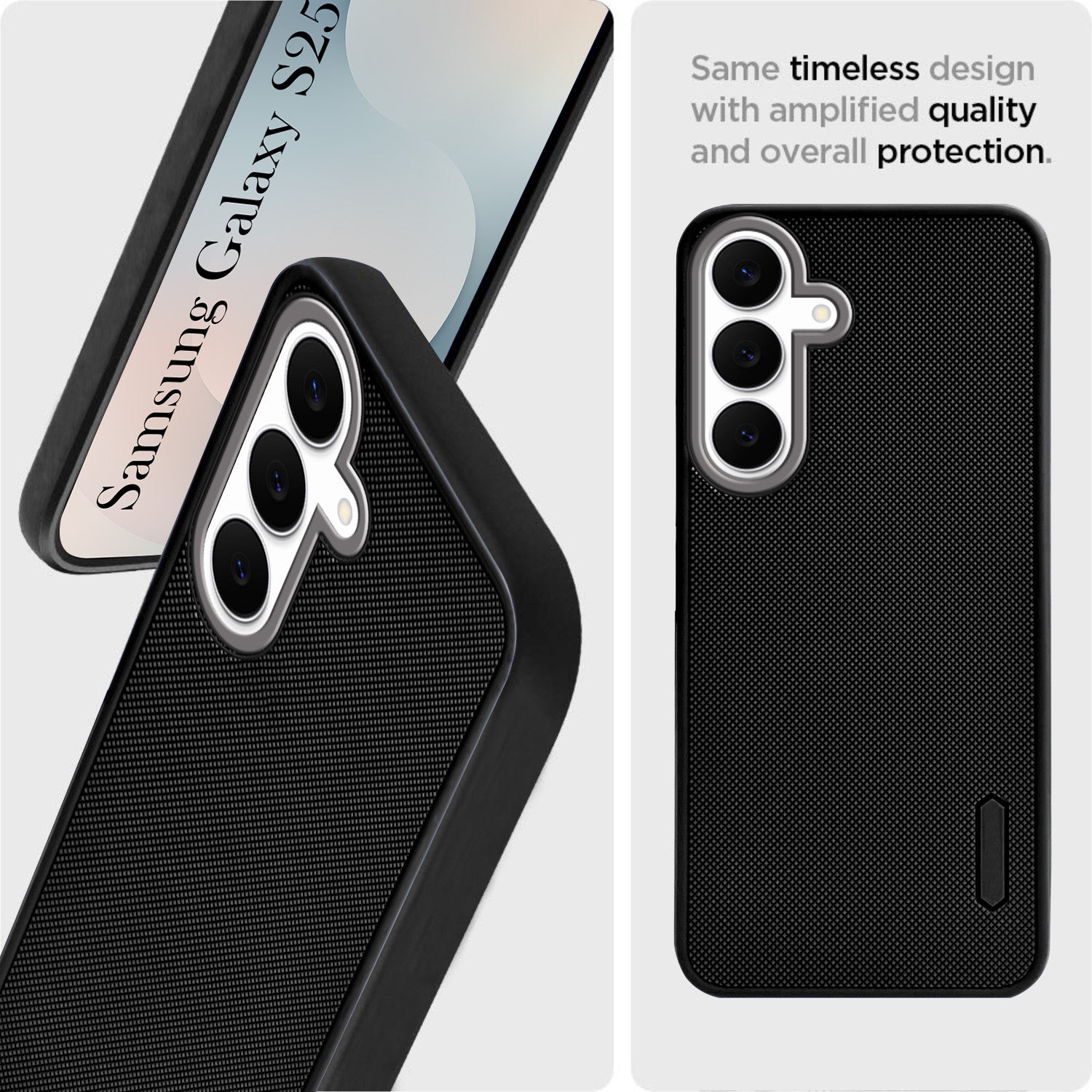 For Samsung Galaxy S25 FE Back Cover Case (Textured Grip Design | Micro-Fiber Cloth Inside | Slim and Light Weight | Soft Touch and Feel)