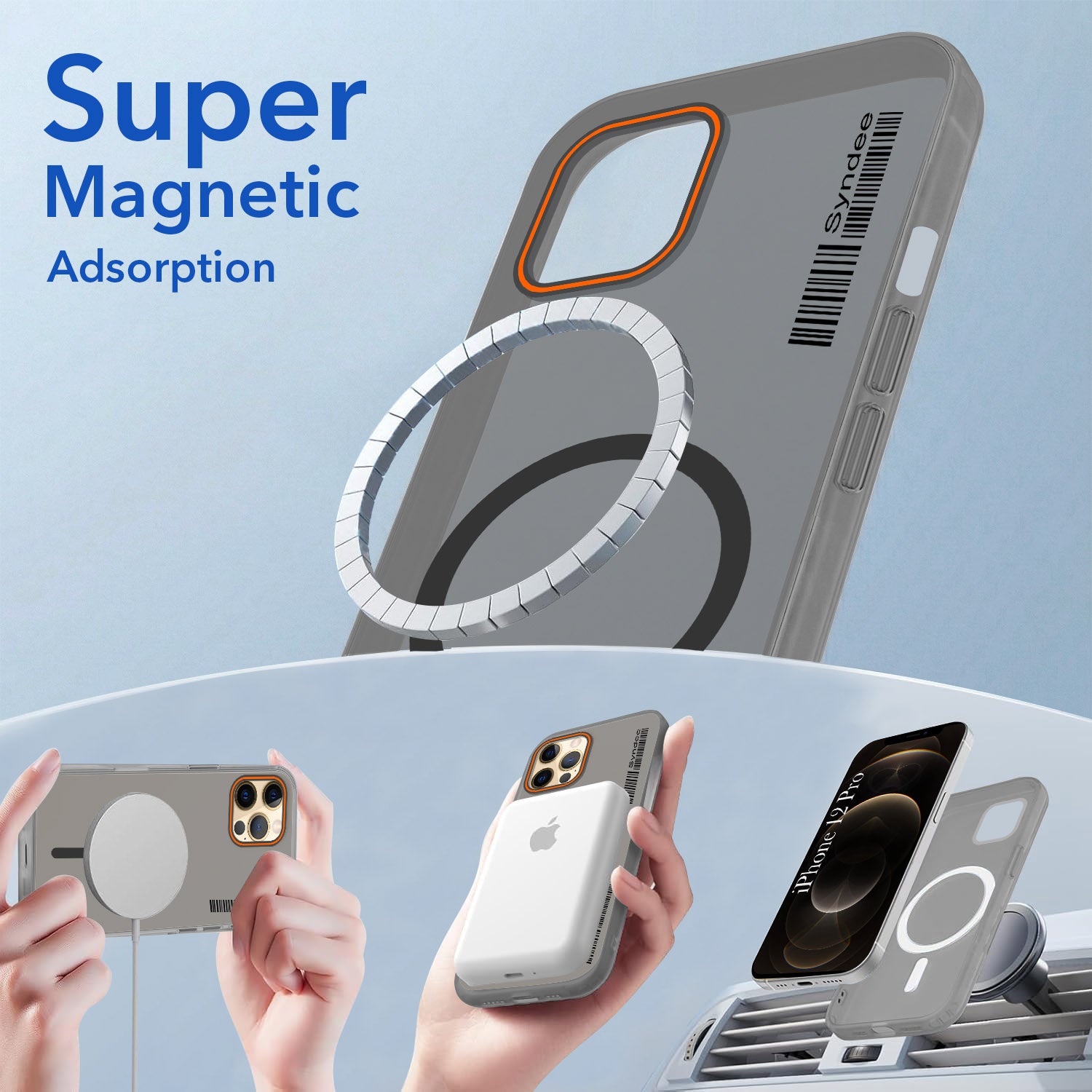 For Oppo Reno12 Pro 5G | Oppo Reno 12 Pro 5G Back Cover Case (Soft Touch | Camera Bump Protection | MagSafe Compatible | Matte Finish)
