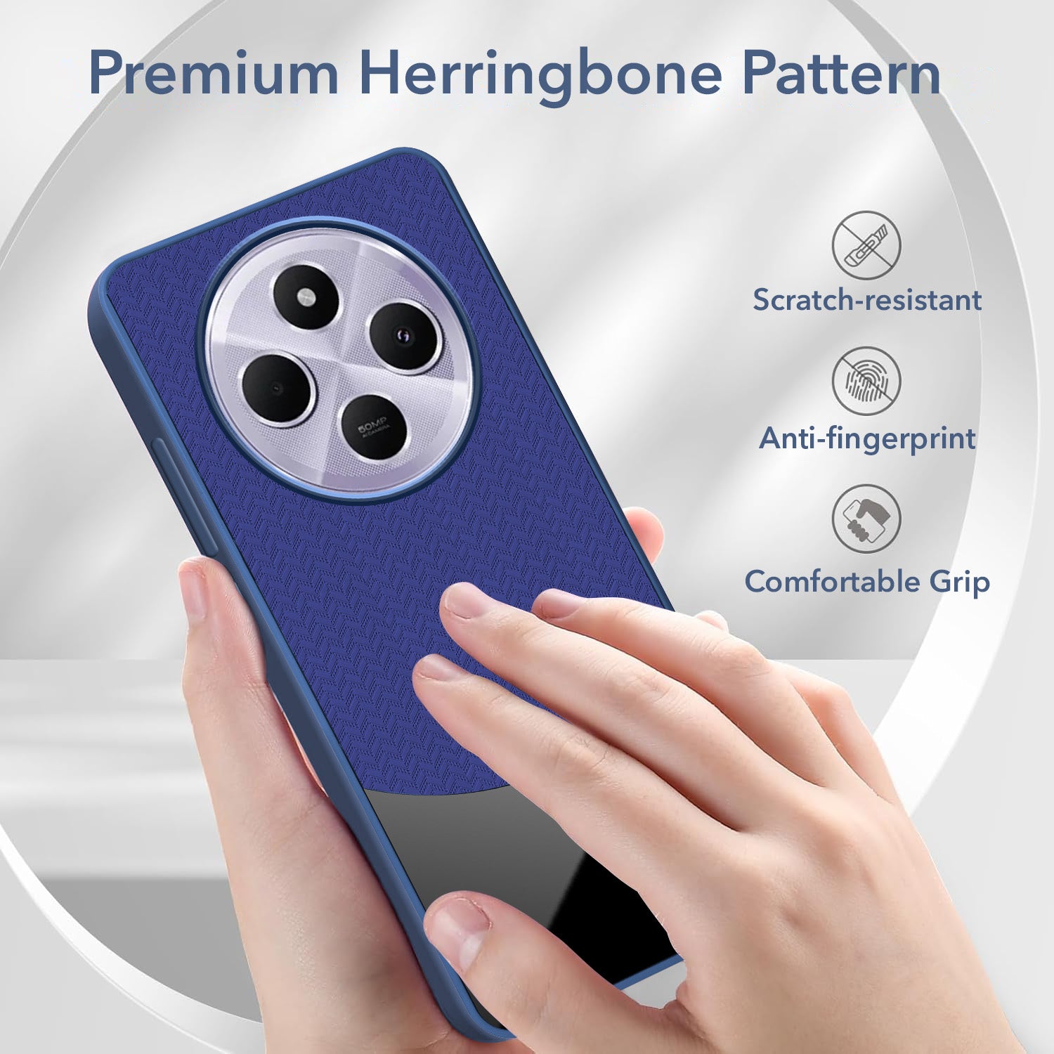 For Redmi A4 5G | Xiaomi Redmi 14C Silicone Finish Back Cover Case (Premium Minimalist Professional Feel | Camera Protection Bump)