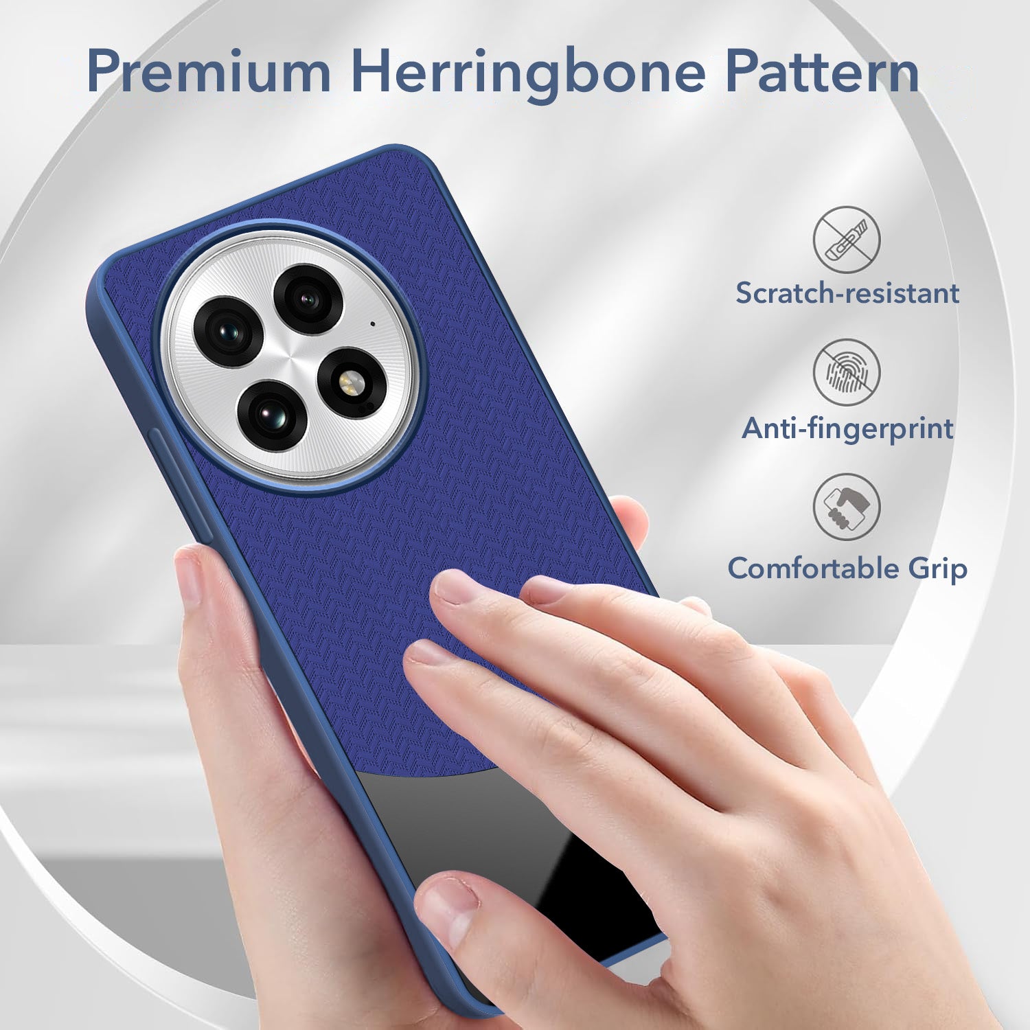 For OnePlus 13 Silicone Finish Back Cover Case (Premium Minimalist Professional Feel | Camera Protection Bump)