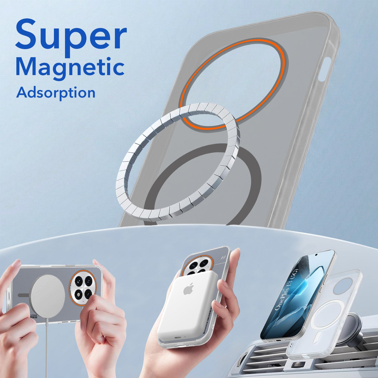 For OnePlus 13 Back Cover Case (Soft Touch | Camera Bump Protection | MagSafe Compatible | Matte Finish)