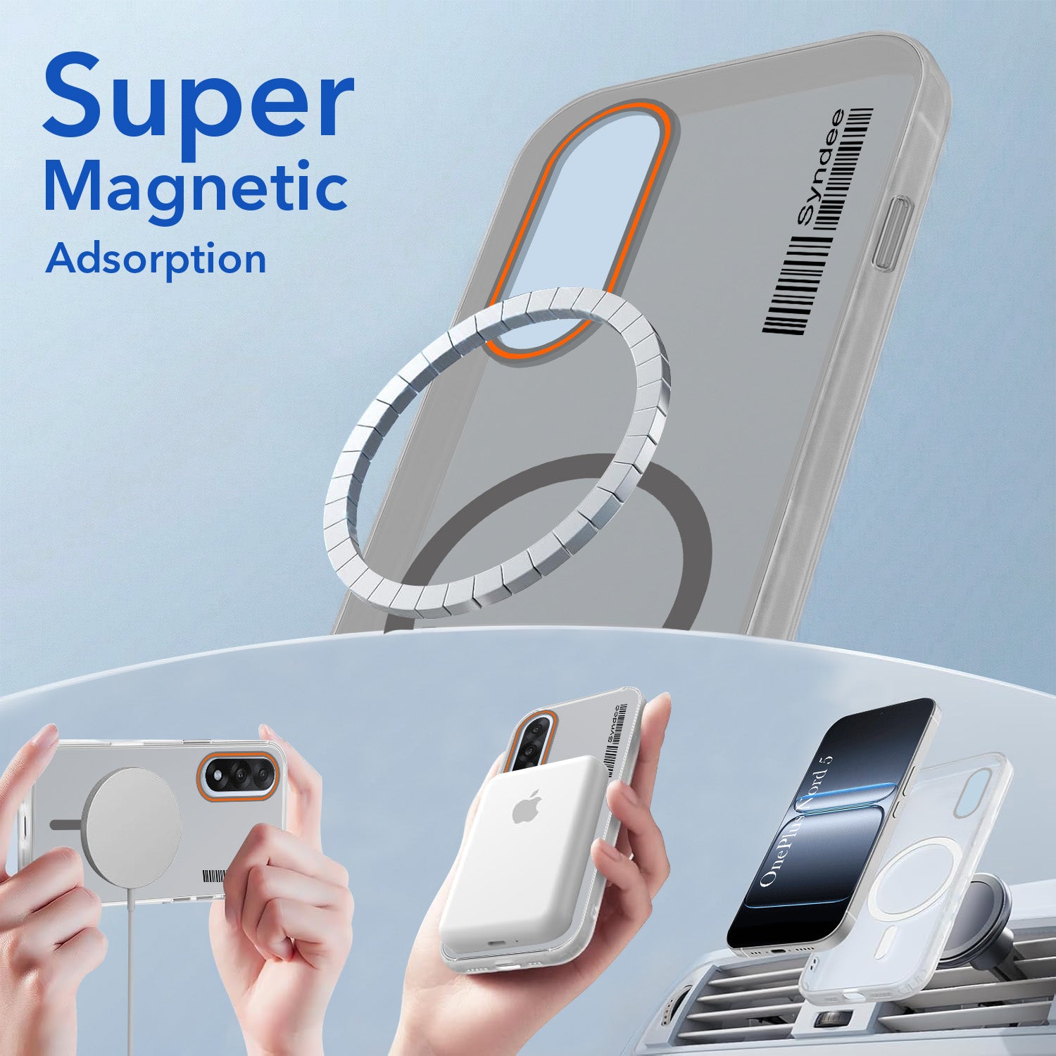 For Oneplus Nord 5 Back Cover Case (Soft Touch | Camera Bump Protection | MagSafe Compatible | Matte Finish)