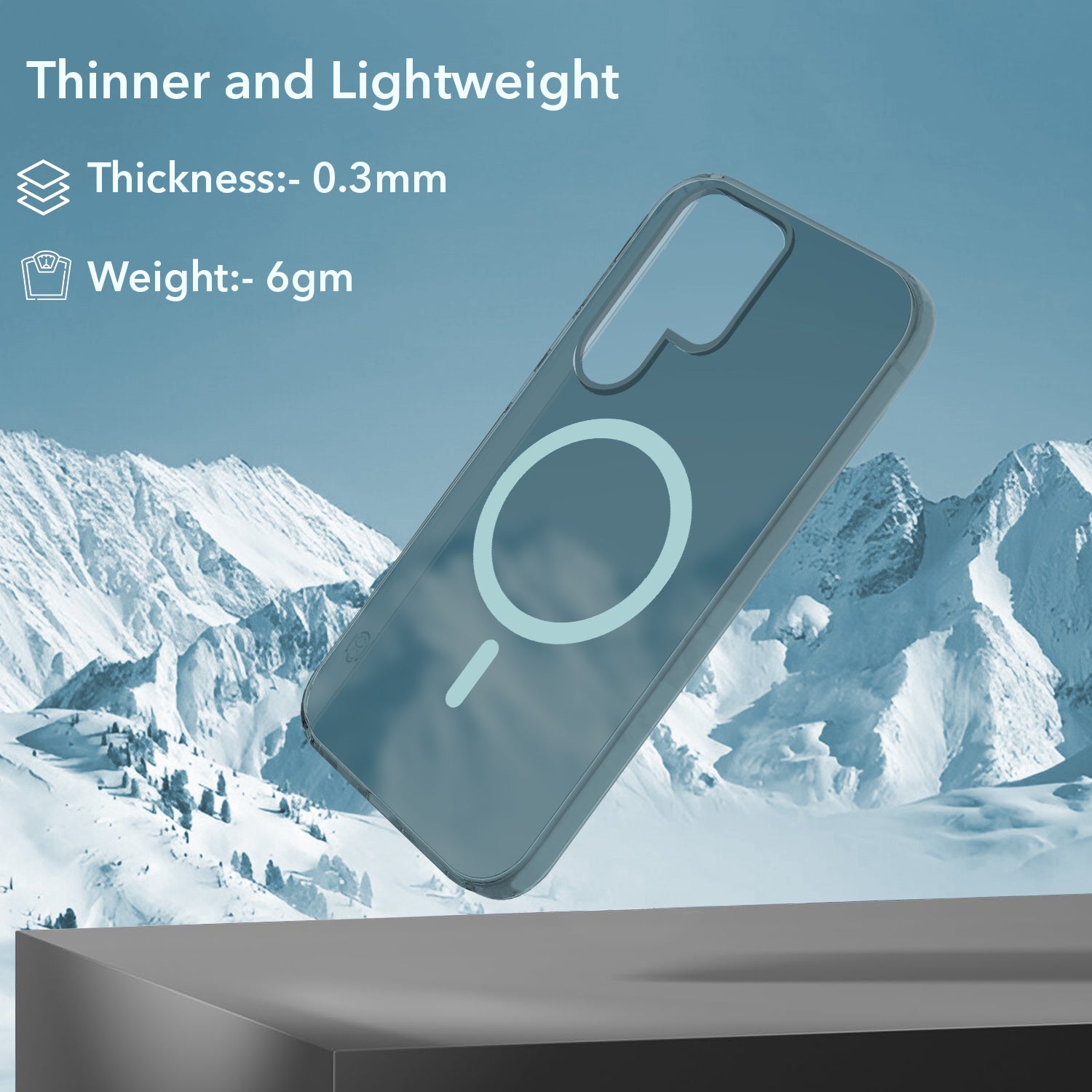For Samsung Galaxy S23 Ultra Back Cover Case (Frosted Matte Feel | MagSafe Compatible Wireless Charging | Polycarbonate Material)