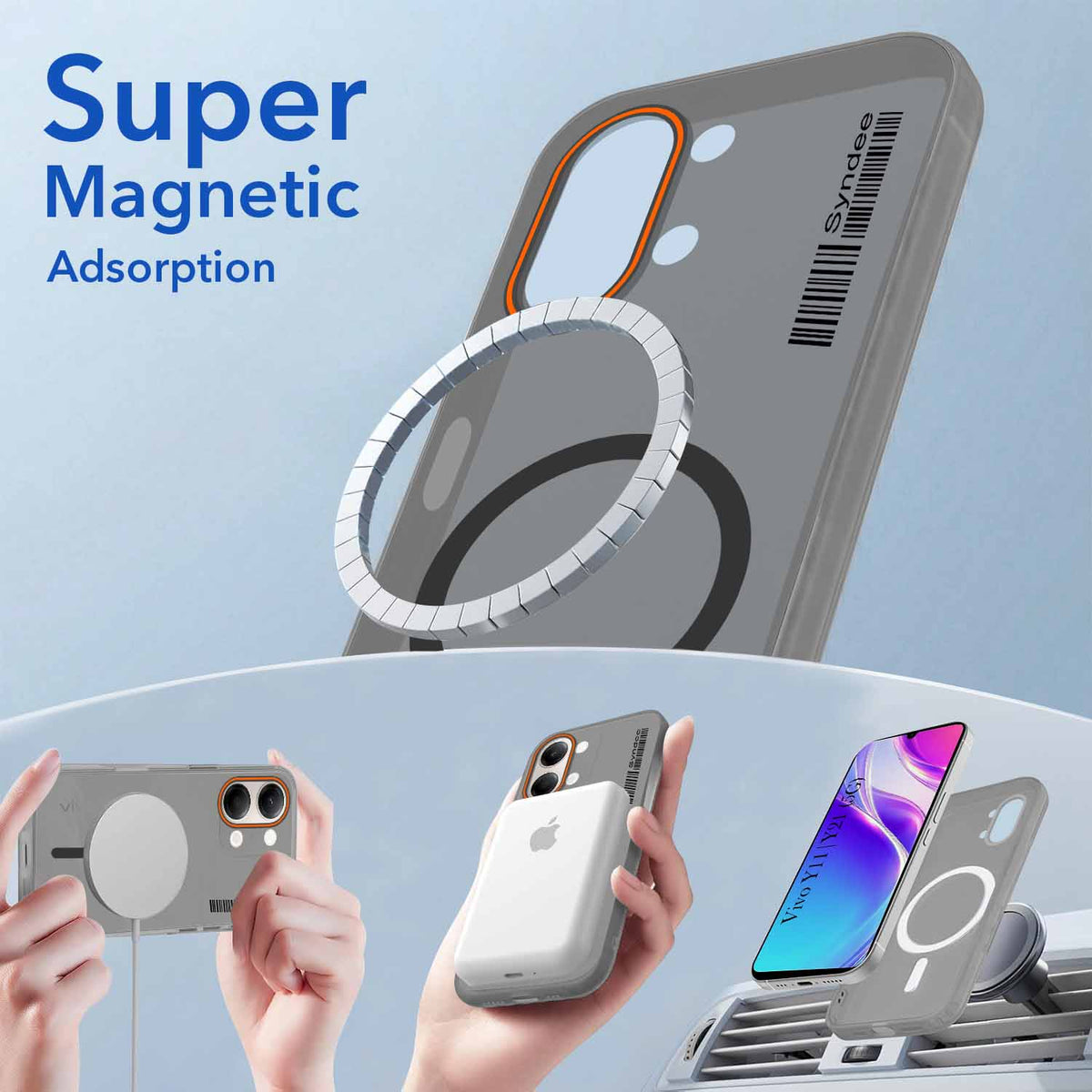 For Vivo Y11 | Vivo Y21 5G Back Cover Case (Soft Touch | Camera Bump Protection | MagSafe Compatible | Matte Finish)