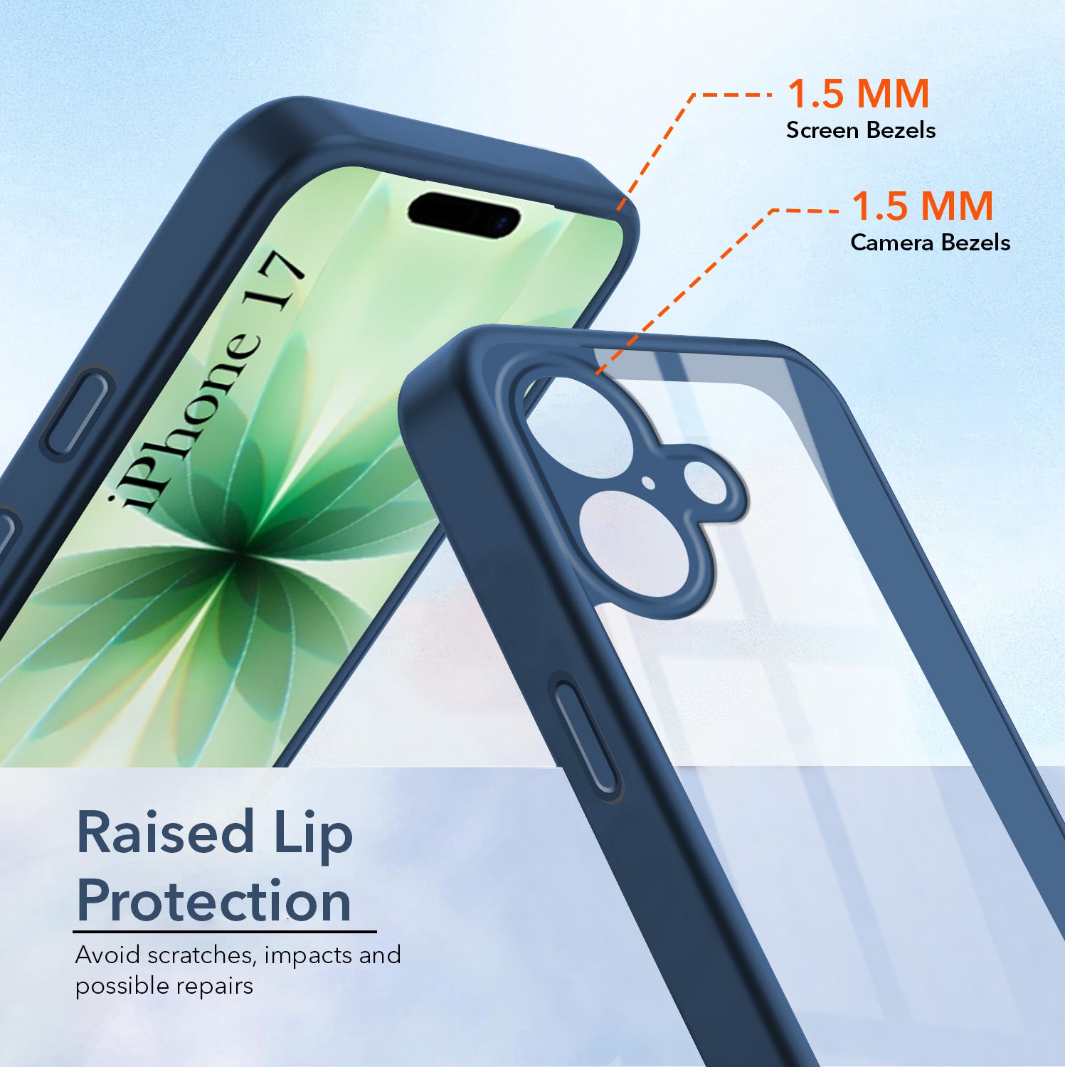 For Apple iPhone 17 Back Cover Case Ultra-Hybrid (Lifetime Anti Yellow | Anti Scratch | Crystal Clear Shockproof)