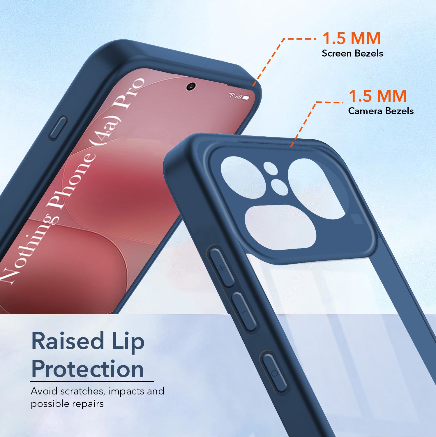 For Nothing Phone 4A Pro 5G Back Cover Case Ultra-Hybrid (Lifetime Anti Yellow | Anti Scratch | Crystal Clear Shockproof)