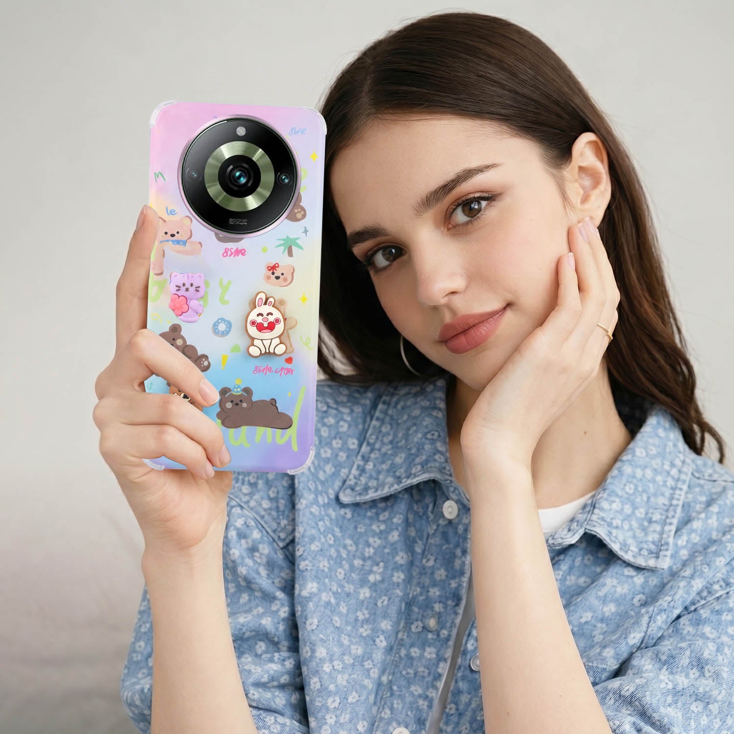 For Realme 11 Pro 5G | Realme 11 Pro Plus 5G Back Cover Case (3D Cute Cartoons | Hard Back Side Soft | Matte Premium Finish | HD Printing)