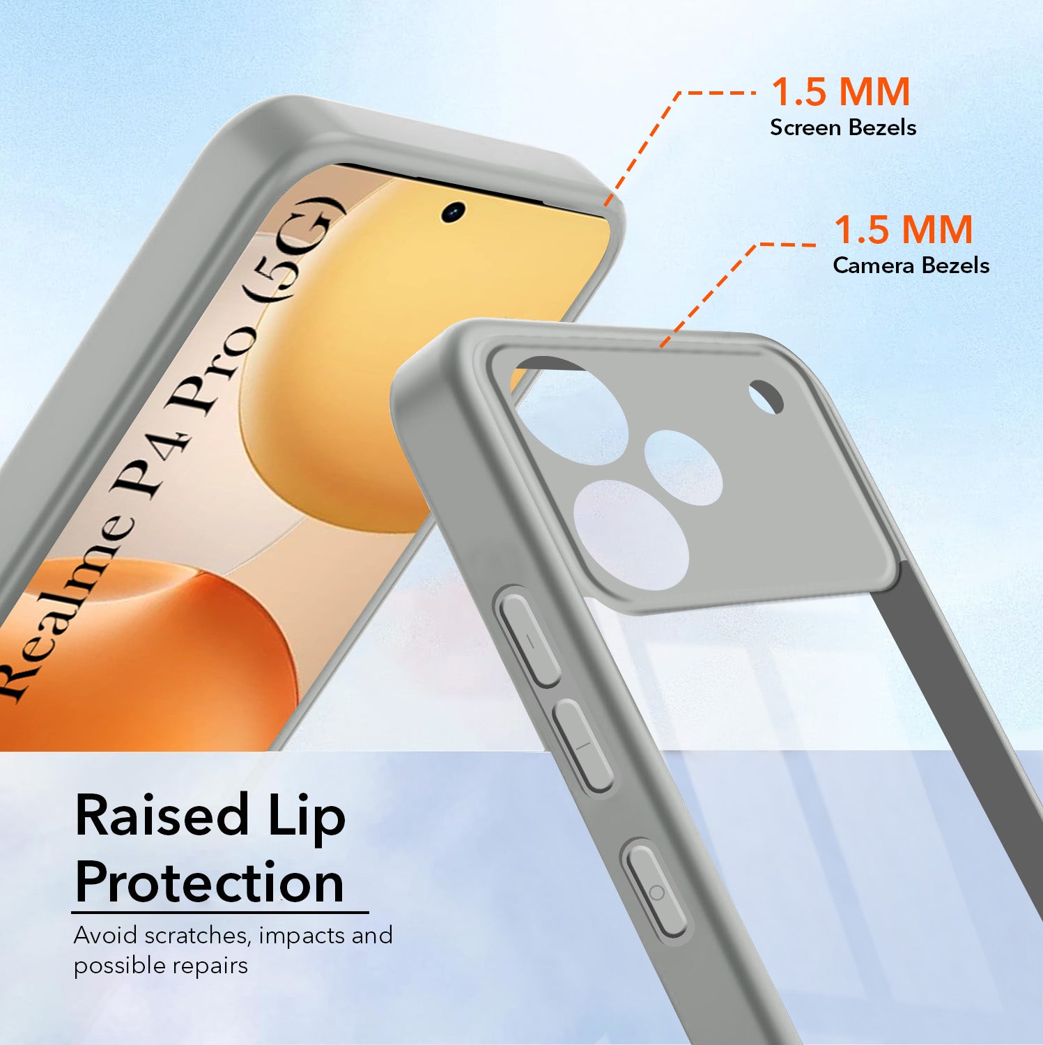 For Realme P4 Pro Back Cover Case Ultra-Hybrid (Lifetime Anti Yellow | Anti Scratch | Crystal Clear Shockproof)