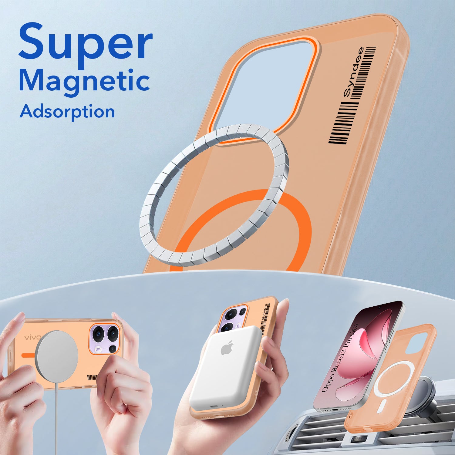 For Oppo Reno 13 Pro 5G | Oppo Reno 13 Pro 5G Back Cover Case (Soft Touch | Camera Bump Protection | MagSafe Compatible | Matte Finish)