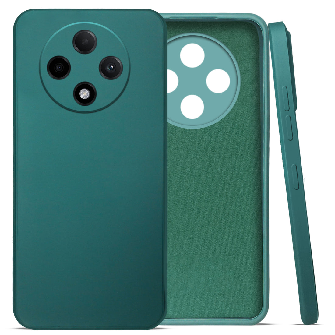 For Oppo F27 Pro | Oppo F27 Pro Plus Back Cover Case (Matte Finish Silicone with Inside Fiber cloth)