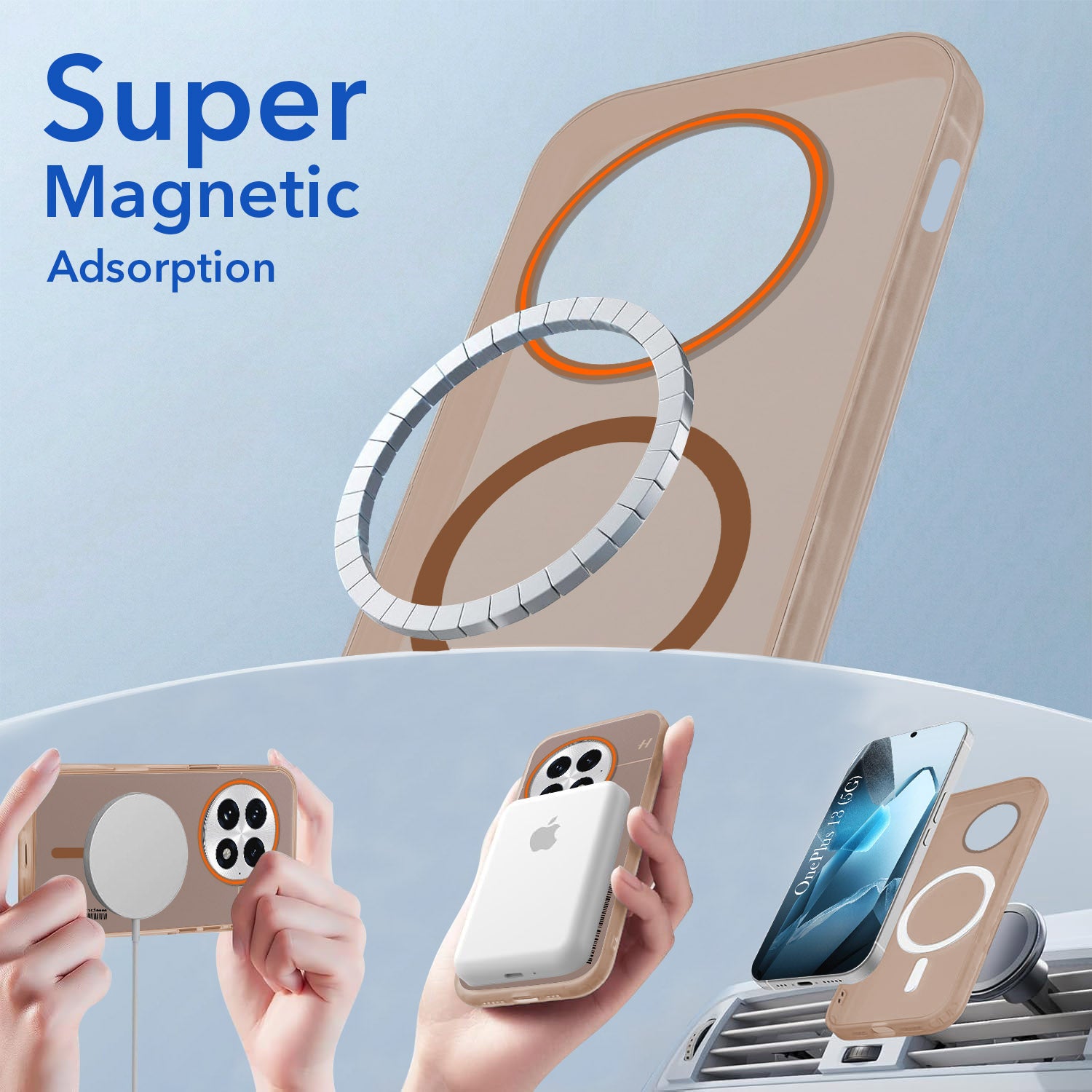 For OnePlus 13 Back Cover Case (Soft Touch | Camera Bump Protection | MagSafe Compatible | Matte Finish)