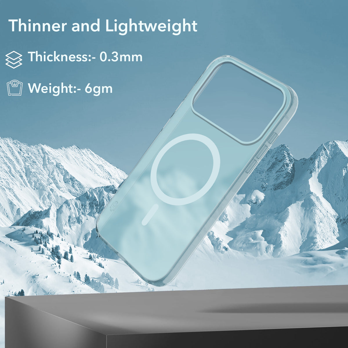 For iPhone 17 Pro | iPhone 18 Pro Back Cover Case (Frosted Matte Feel | MagSafe Compatible Wireless Charging)
