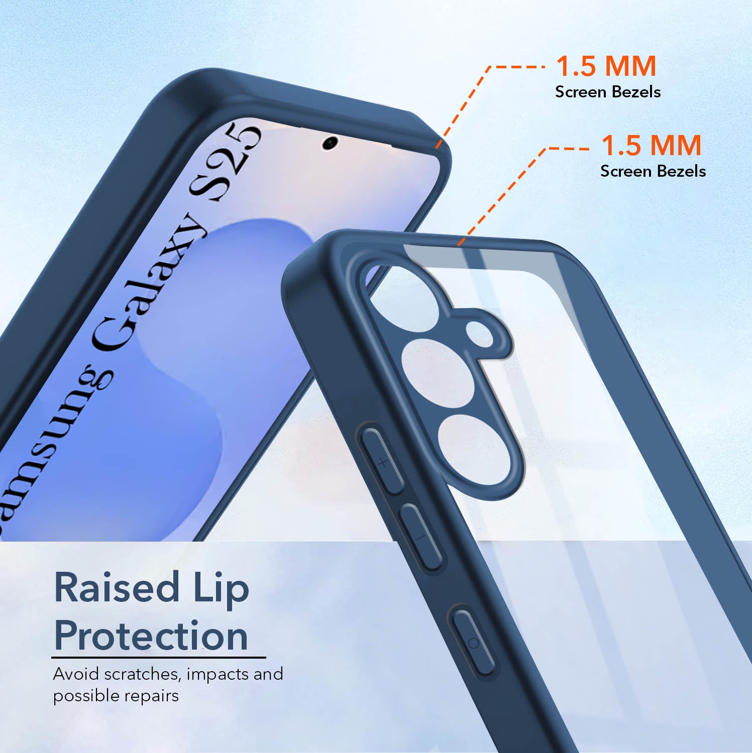 For Samsung Galaxy S25 Back Cover Case (Lifetime Anti Yellow | Anti Scratch | Crystal Clear Shockproof)