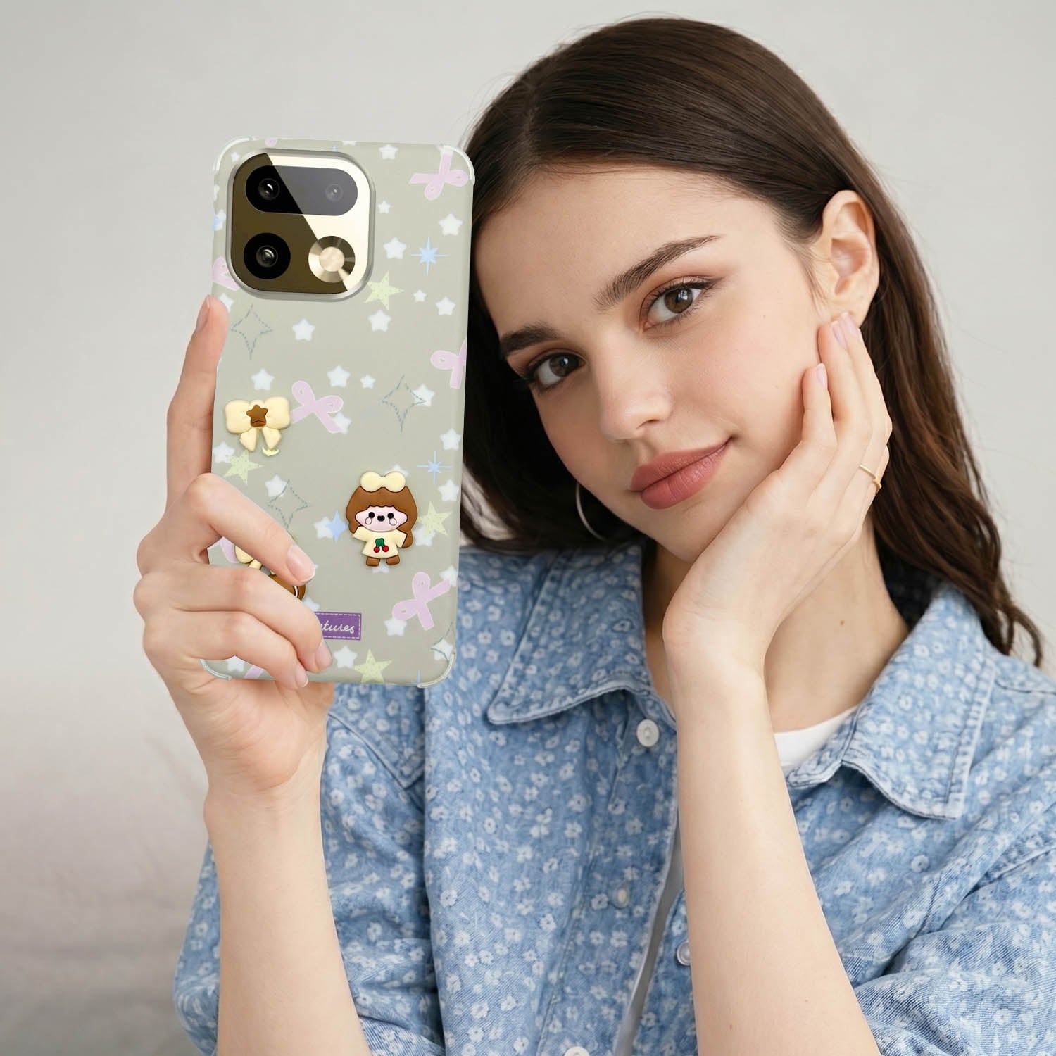 For Realme 16 Pro Plus 5G Back Cover Case (3D Cute Cartoons | Hard Back Side Soft | Matte Premium Finish | HD Printing)