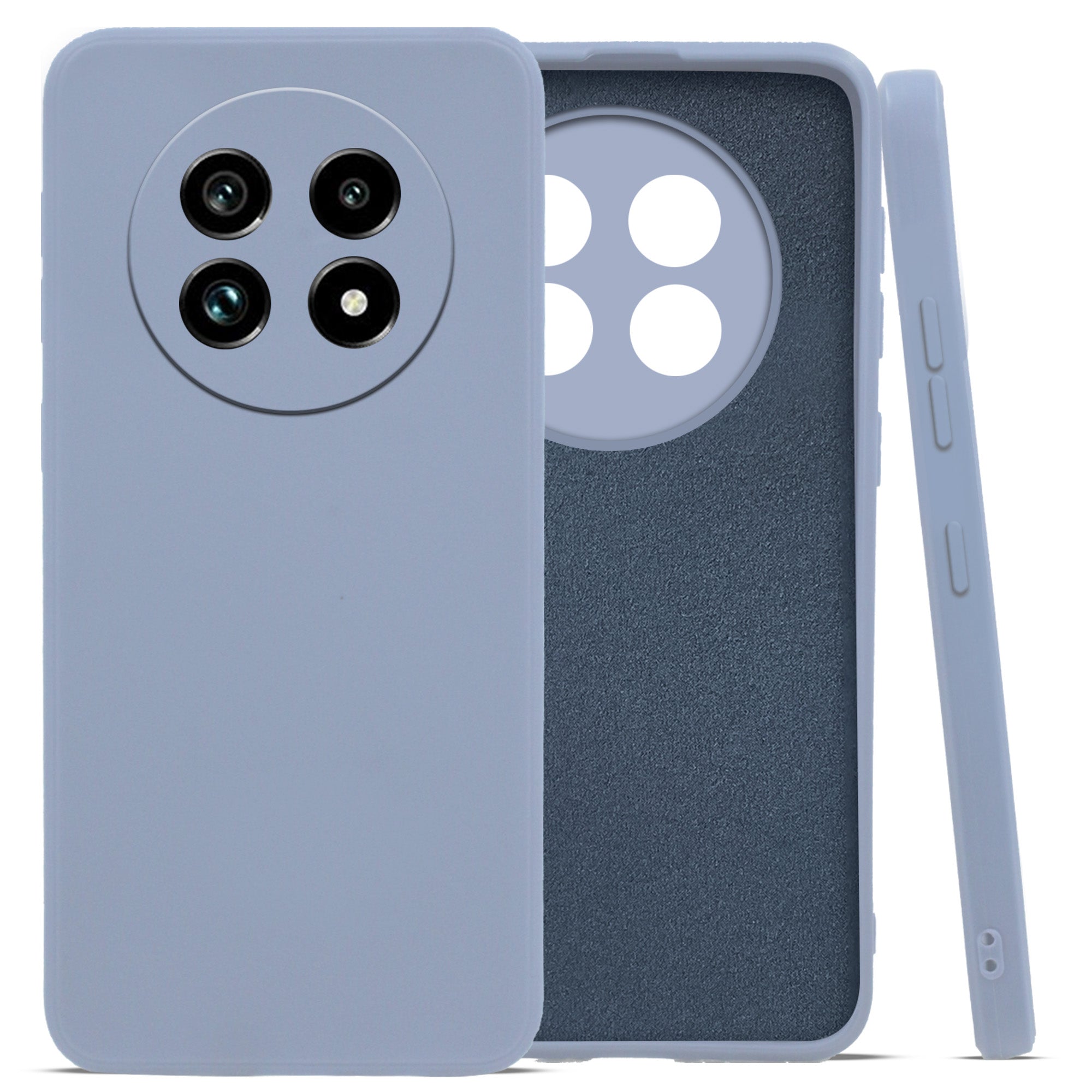 For Realme 13 Pro | Realme 13 Pro Plus 5G Back Cover Case (Matte Finish Silicone with Inside Fiber Cloth)