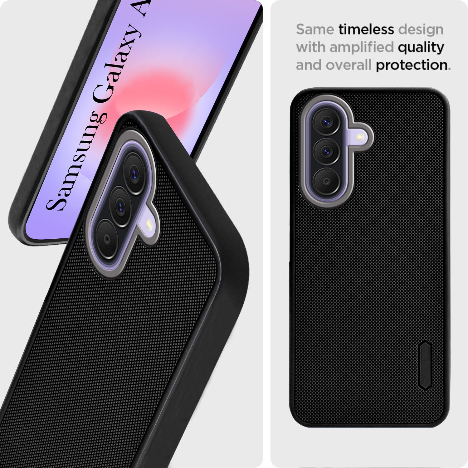 For Samsung Galaxy A37 5G Back Cover Case Rubberised (Textured Grip Design | Micro-Fiber Cloth Inside | Slim and Light Weight | Soft Touch and Feel)