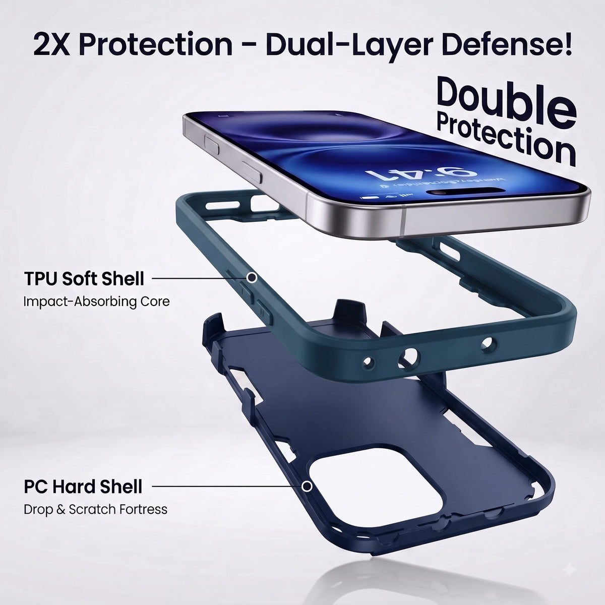 For Samsung Galaxy F70 Pro 5G Back Cover Case (Slim Hybrid Armor | Shockproof Camera Protection | Rugged Dual Layer)