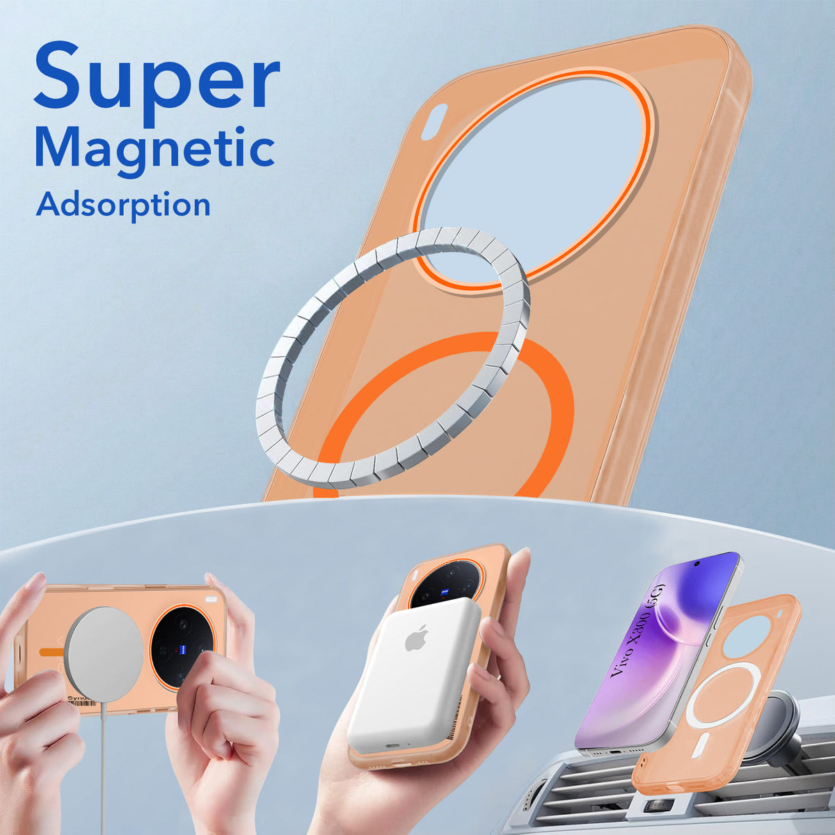 For Vivo X300 5G Back Cover Case (Soft Touch | Camera Bump Protection | MagSafe Compatible | Matte Finish)