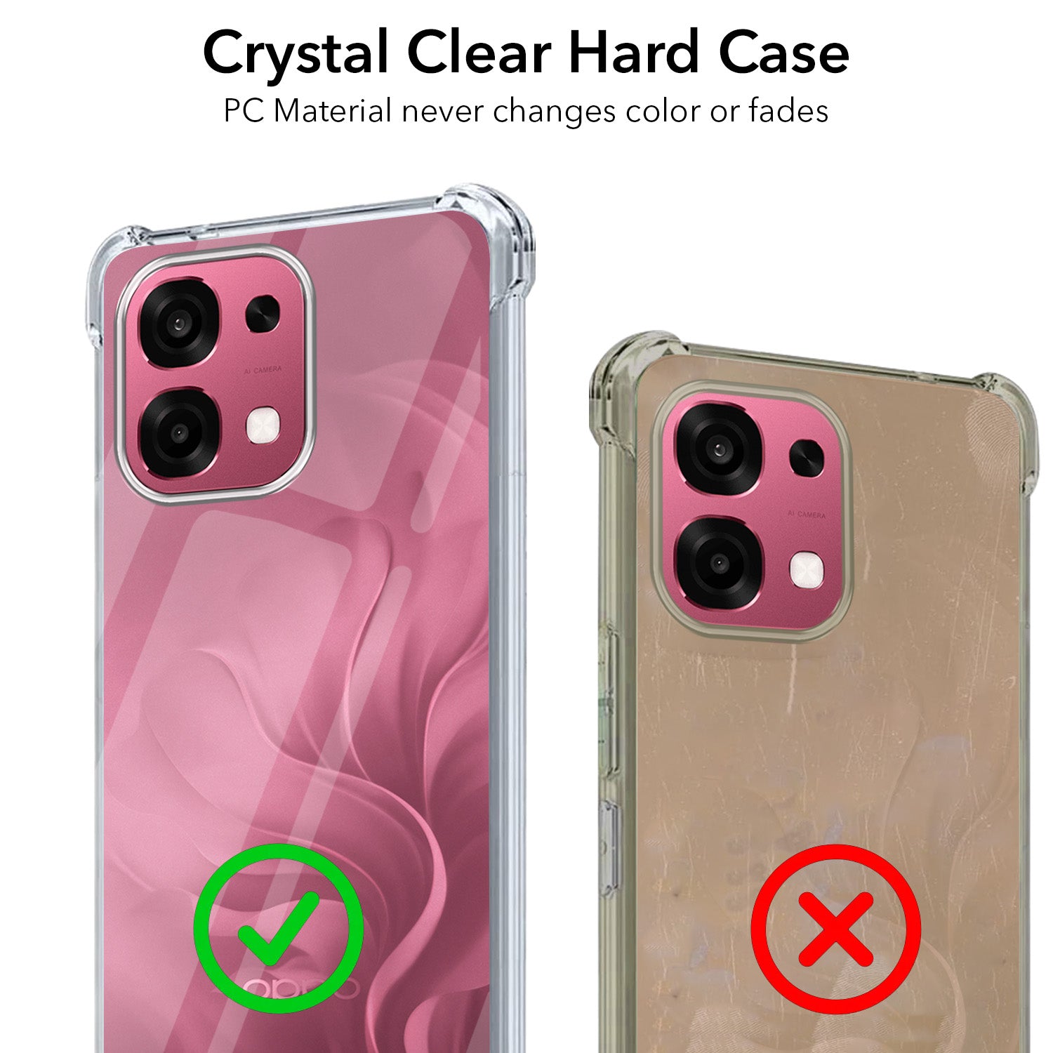 For Oppo F31 5G | Oppo F33 5G Back Cover (Drop & Camera Protection | Hard Polycarbonate)