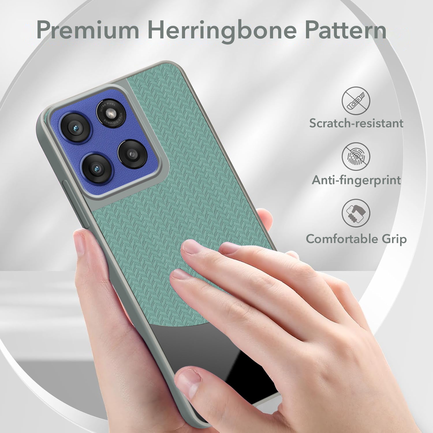 For Motorola Moto Edge 60 Stylus Silicone Finish Back Cover Case (Premium Minimalist Professional Feel | Camera Protection Bump)