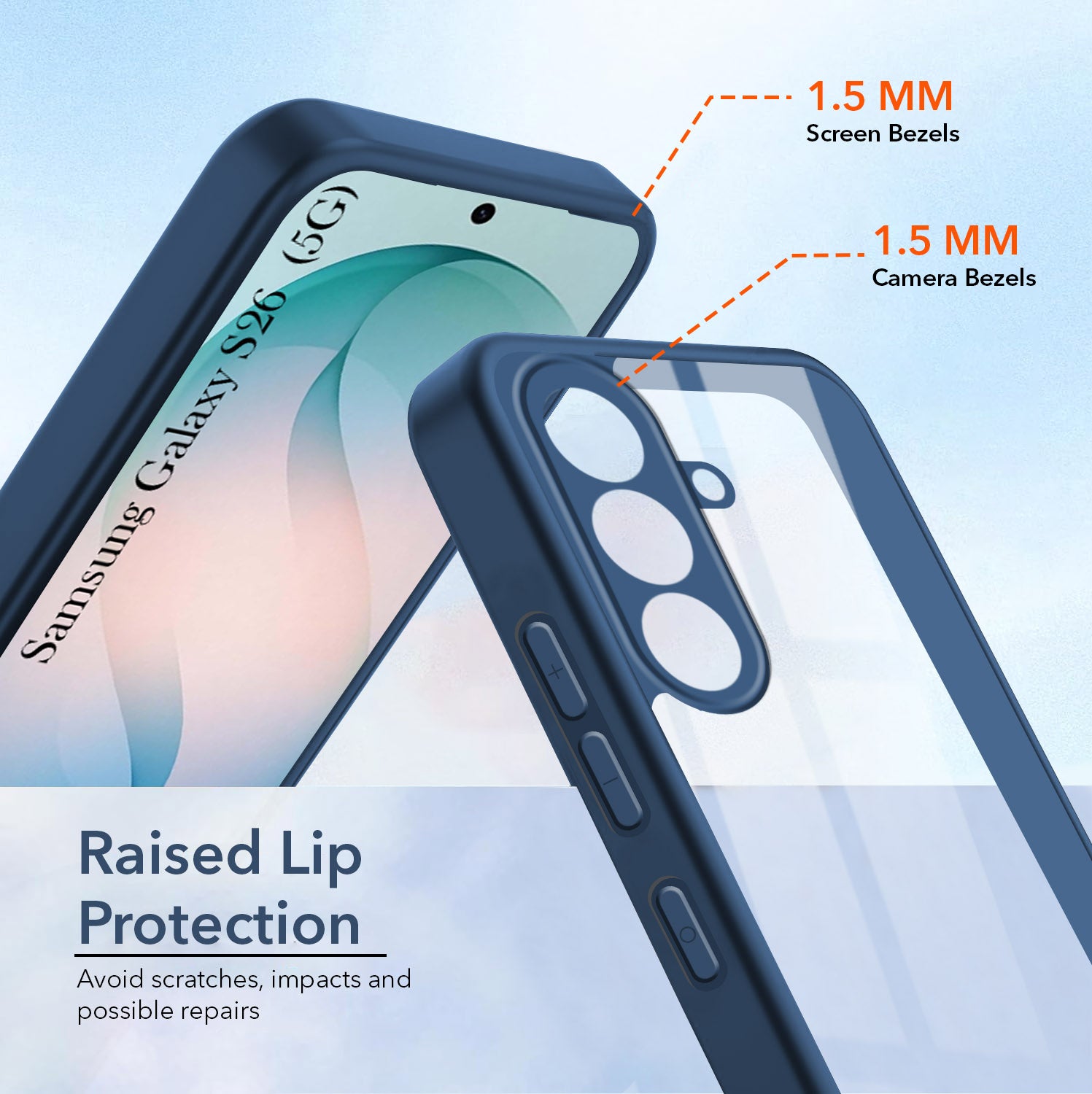 For Samsung Galaxy S26 5G Back Cover Case Ultra-Hybrid (Lifetime Anti Yellow | Anti Scratch | Crystal Clear Shockproof)